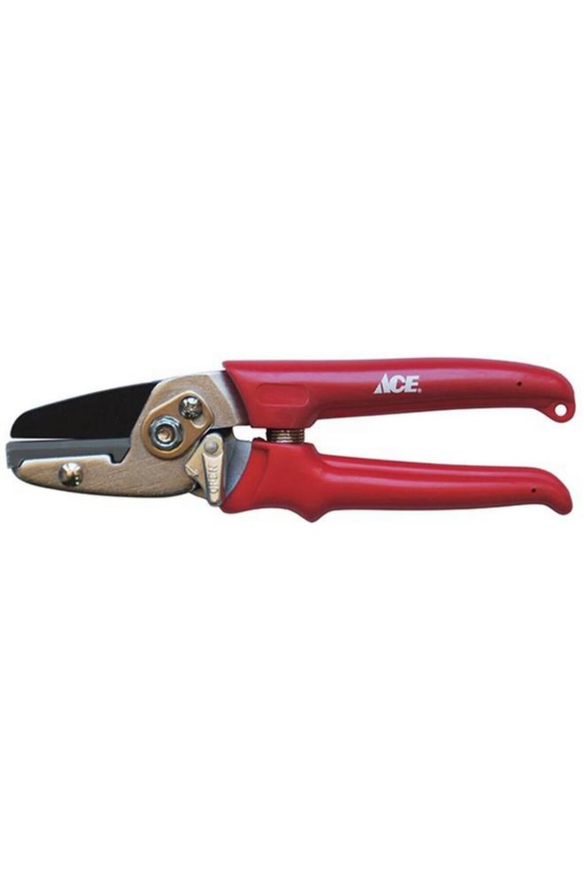 Generic-ACE Lightweight Anvil Pruner with Non-Slip Ergonomic Handle Red and Silver 1/2inch 3