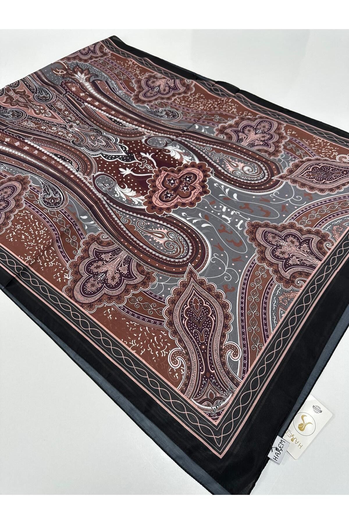 HAREM SCARF Harem Desenli Vual İpeksi Şal HVD0603