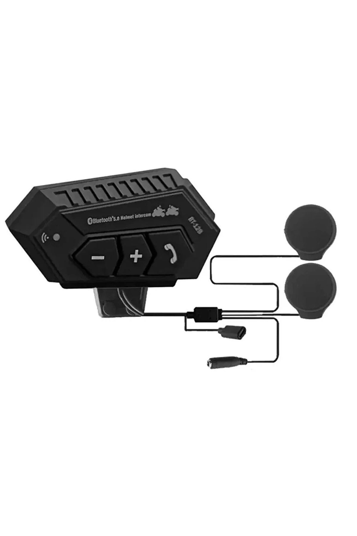 Easy Tedarik Bt-12b 2 Binici Eşleşme Özellikli Motosiklet Bluetooth Intercom