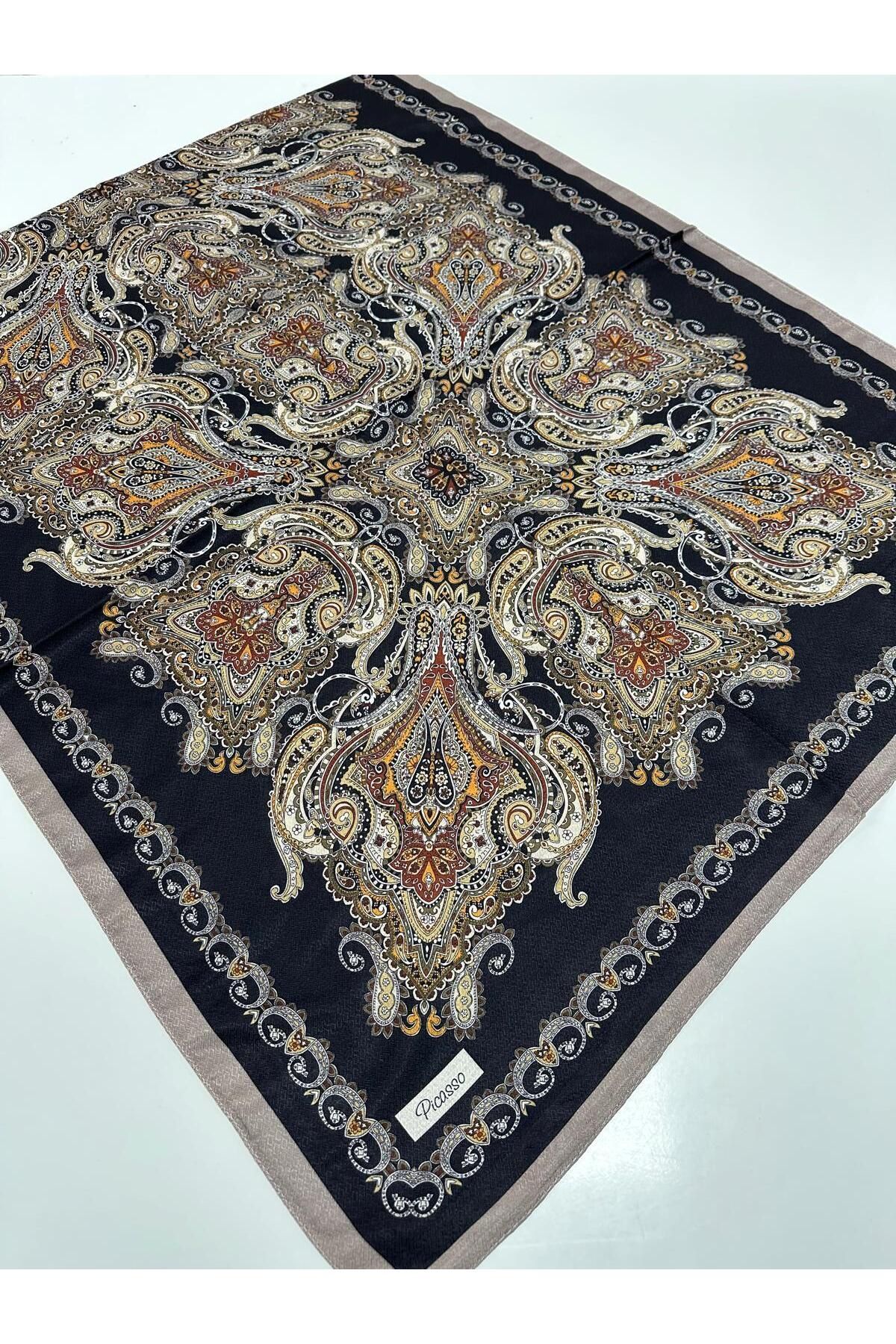 Picasso Jakarlı Soft Pamuk Şal LCP0508