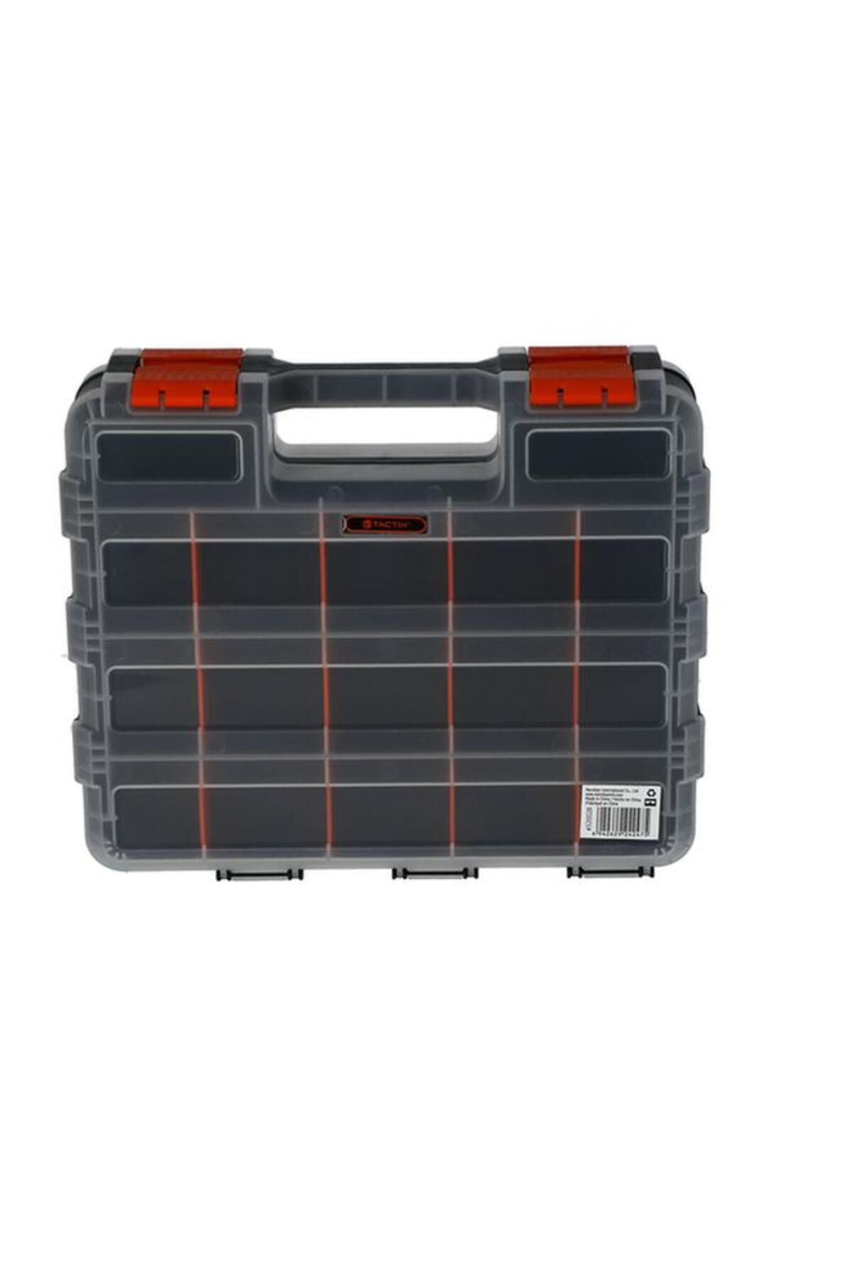 Generic-Tactix 15-Compartment Double Sided Tool Box with Removable Dividers Multicolor 320028 5