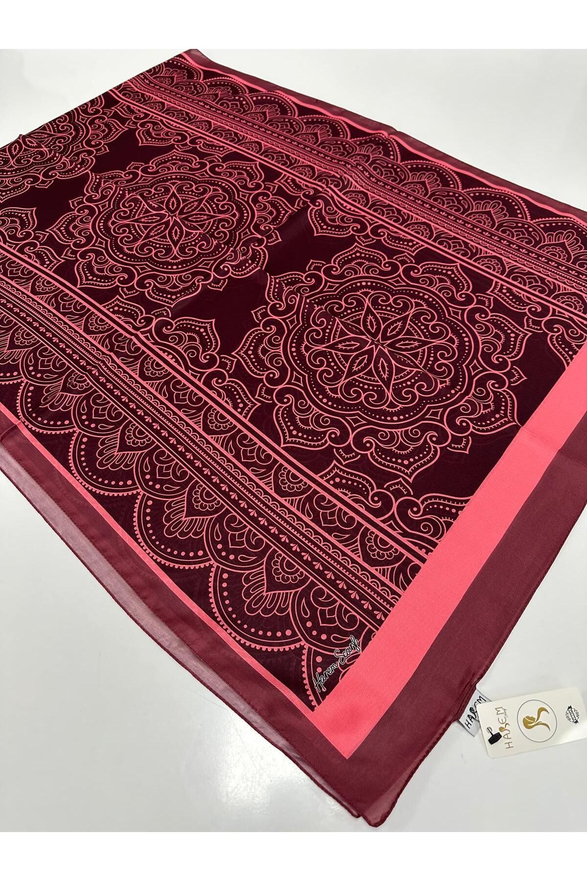 HAREM SCARF Harem Desenli Vual İpeksi Şal HVD0410
