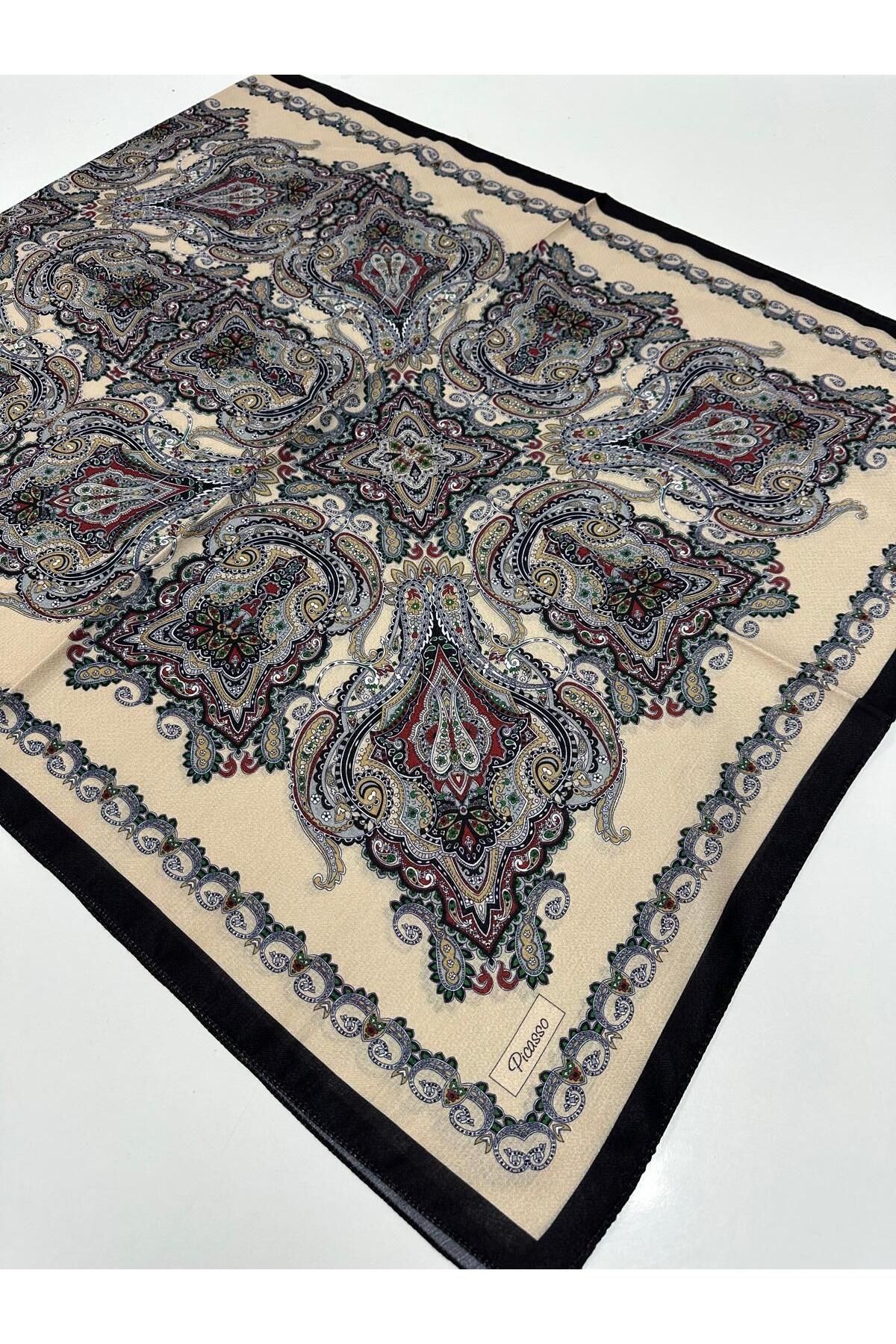 Picasso Jakarlı Soft Pamuk Şal LCP0507
