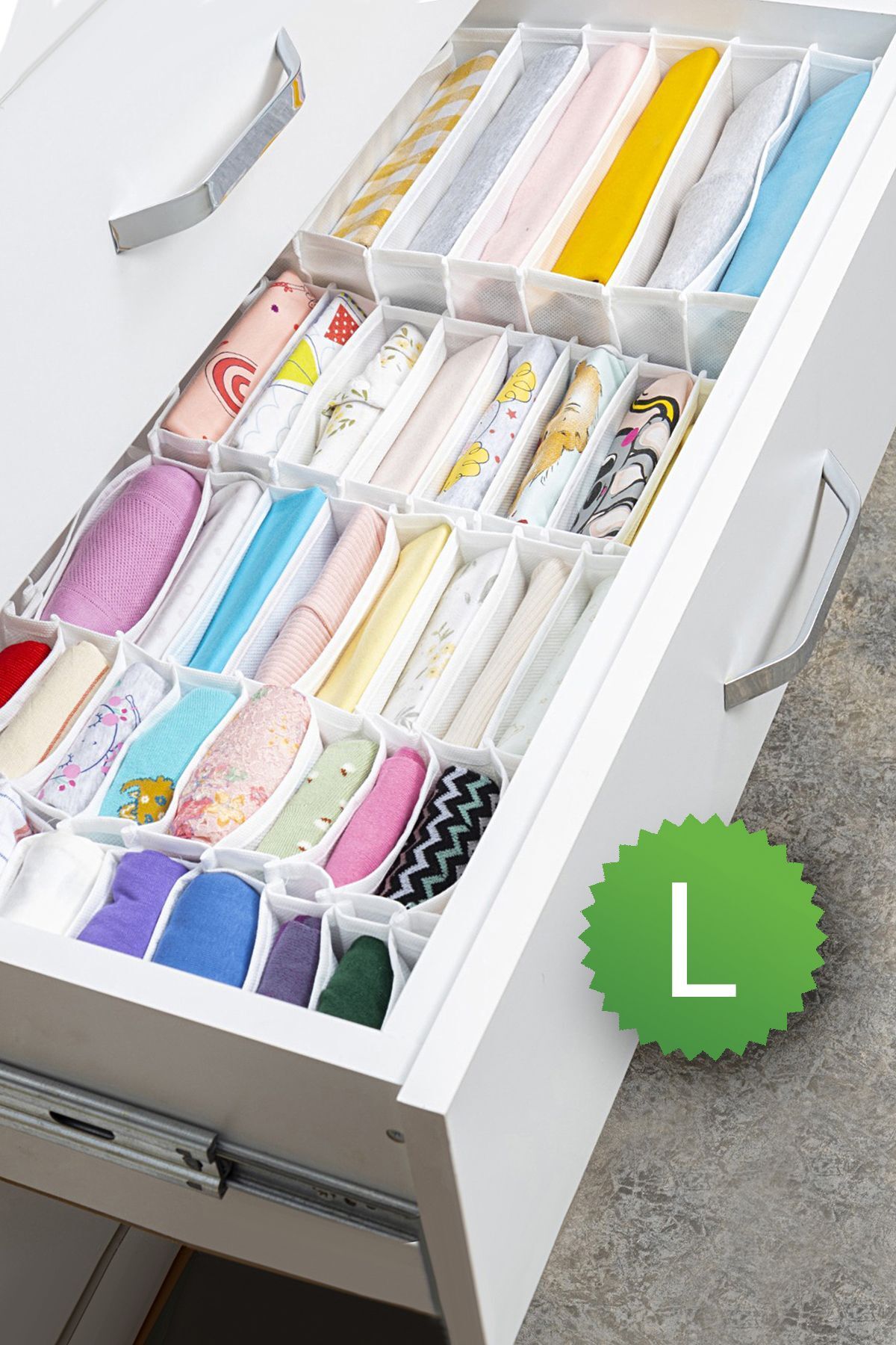 Babyjest 11 Bölmeli Akordiyon Organizer L Large