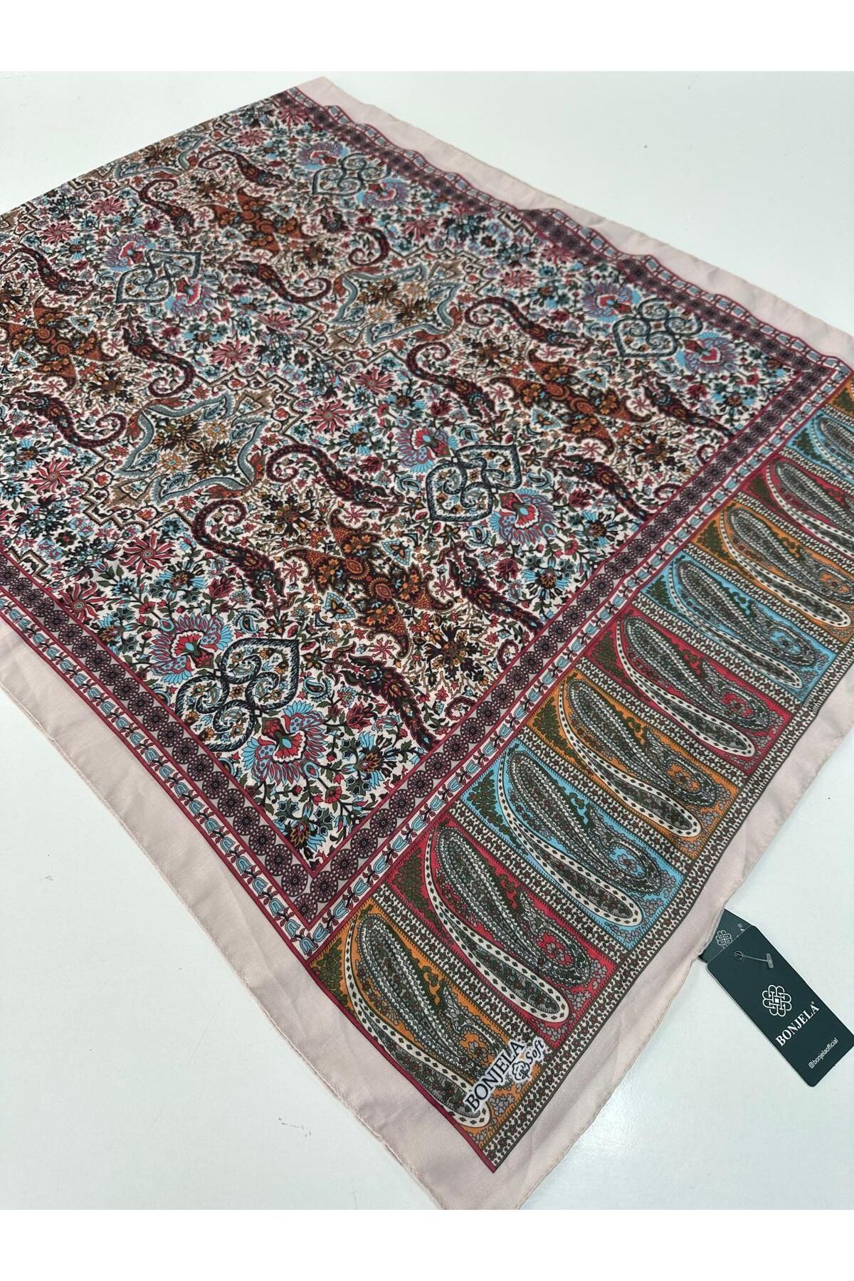 Bonjela Soft Pamuklu Şal Etro Desen LBS1802