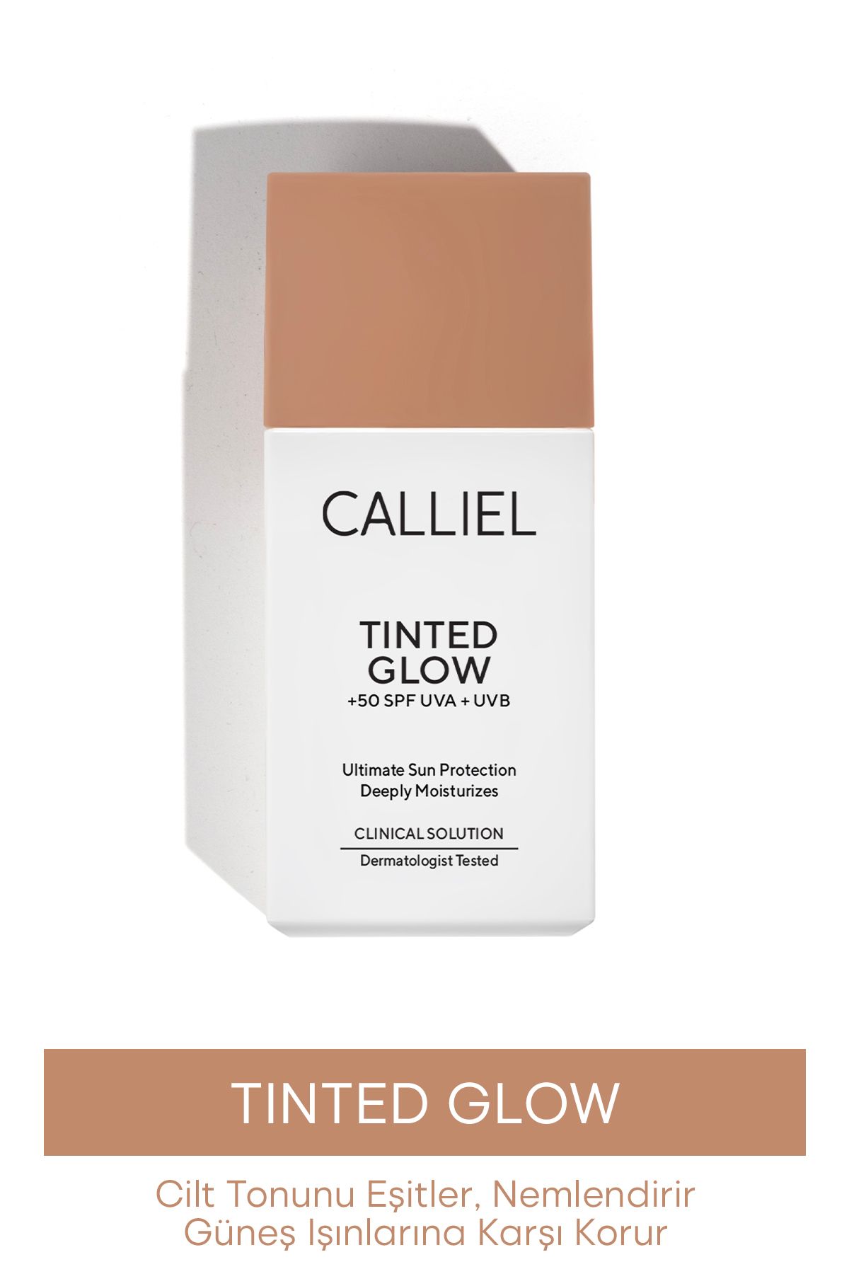 CALLİEL Günlük Renkli Likit Güneş Kremi Hafif Yapı Ton Eşitleyen +SPF 50 – 02 - 50 ml