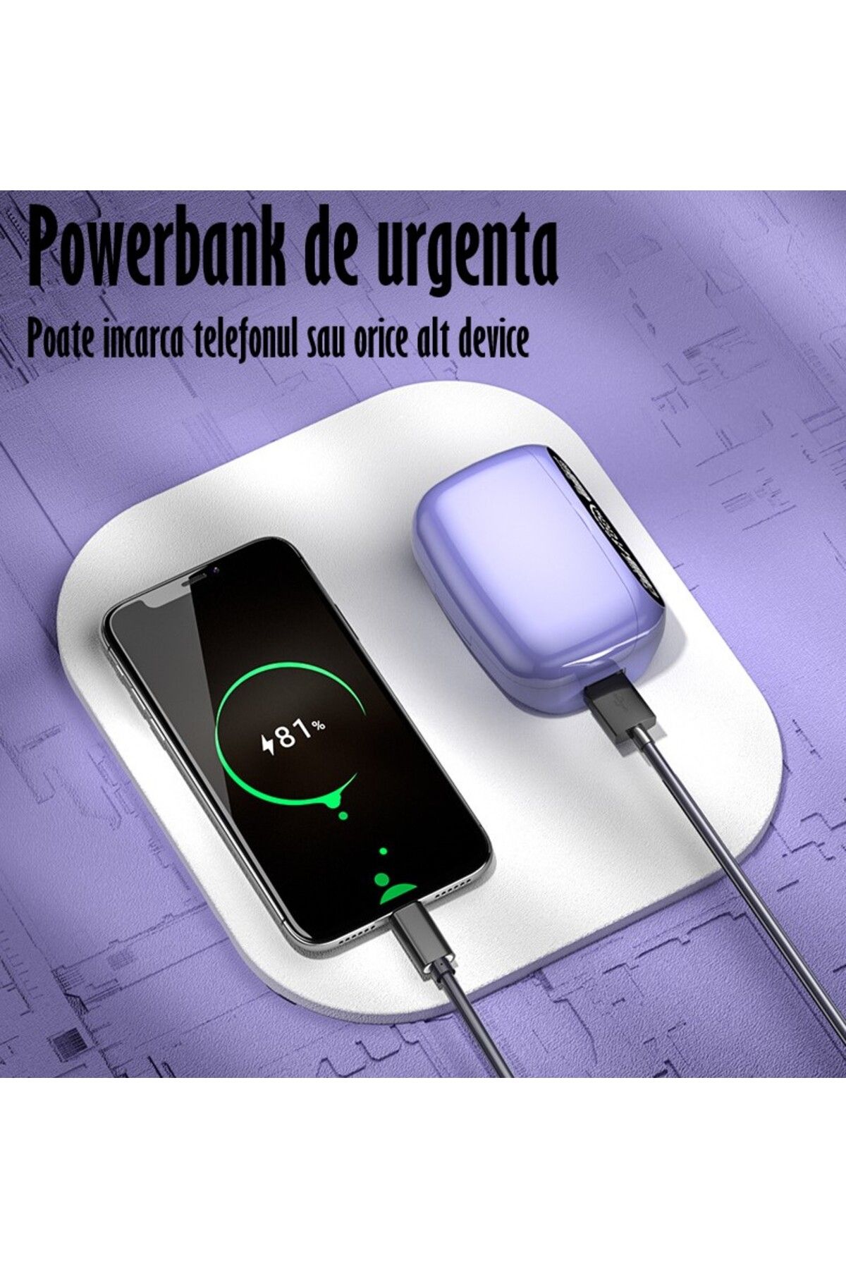 REVOSE-Casti Audio Wirelesss Fara Fir, Bluetooth 5.1, Tip Earbuds Cu Control Touch, Microfon 4