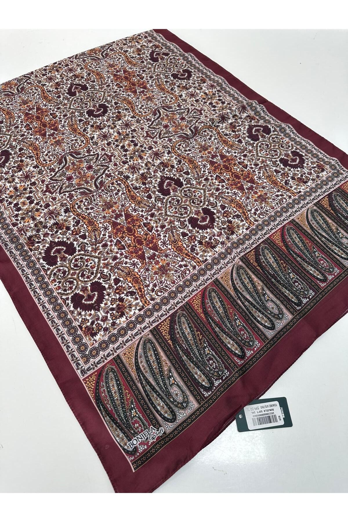 Bonjela Soft Pamuklu Şal Etro Desen LBS1805