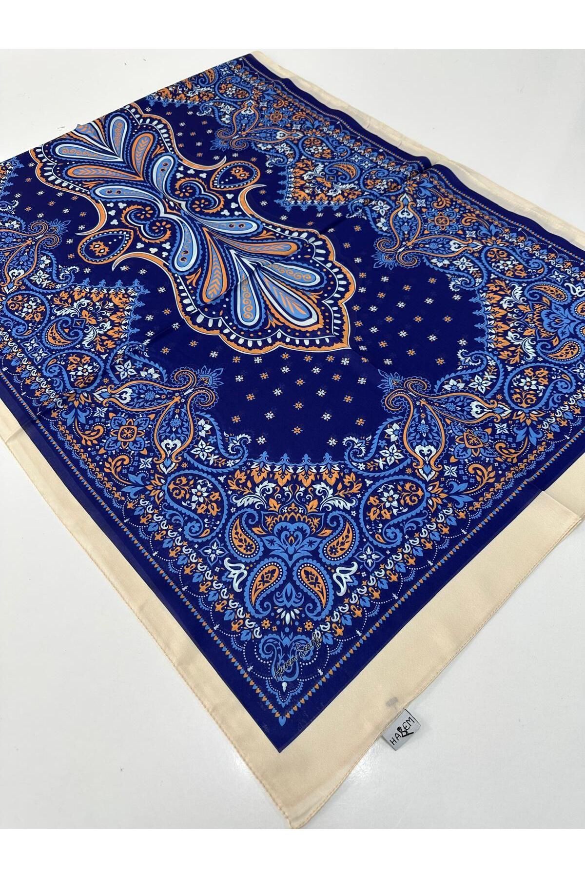 HAREM SCARF Harem Desenli Vual İpeksi Şal HVD0204