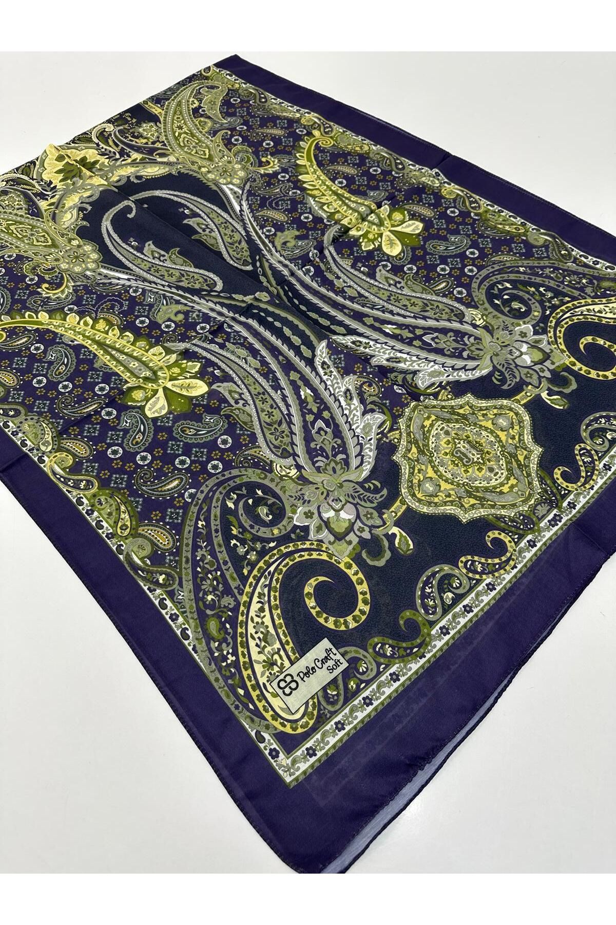 POLO CRAFT Soft Pamuklu Şal Etro Desen FZY0512