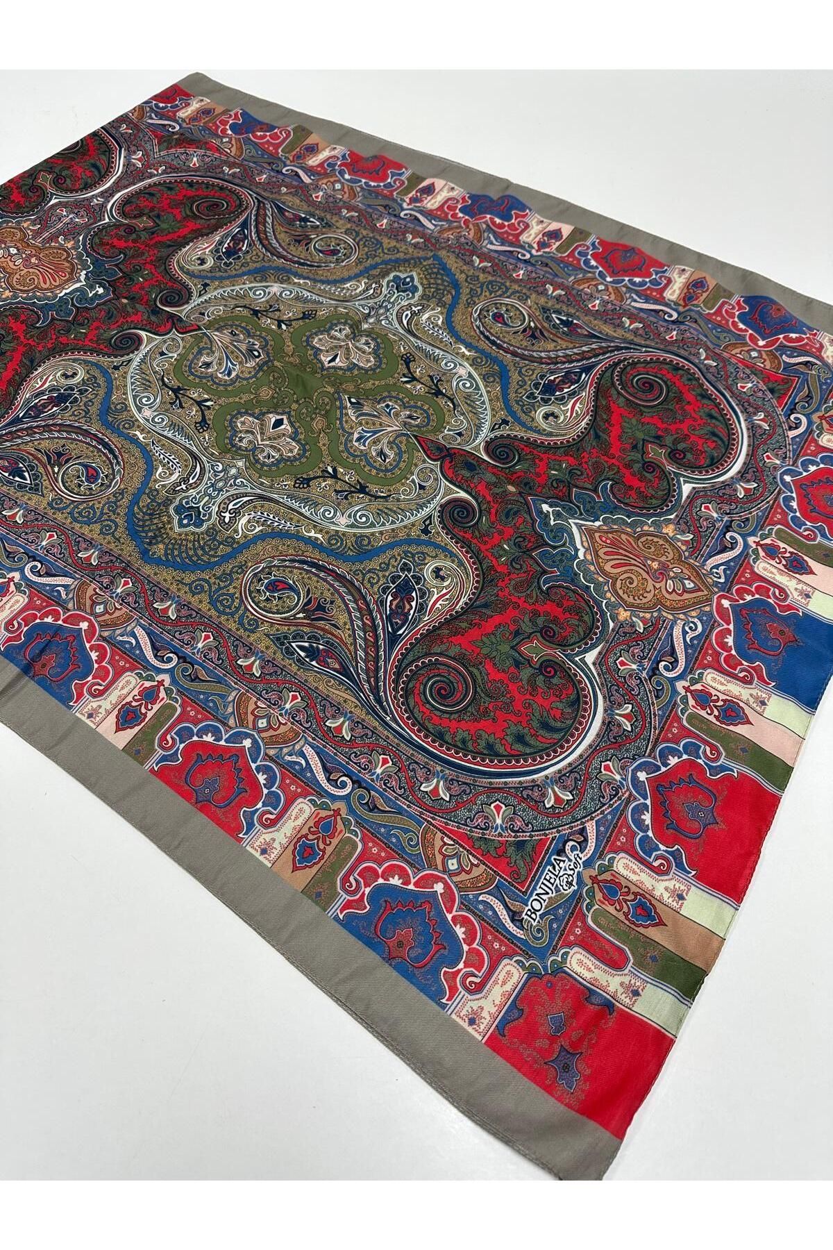 Bonjela Soft Pamuklu Şal Etro Desen LBS1706
