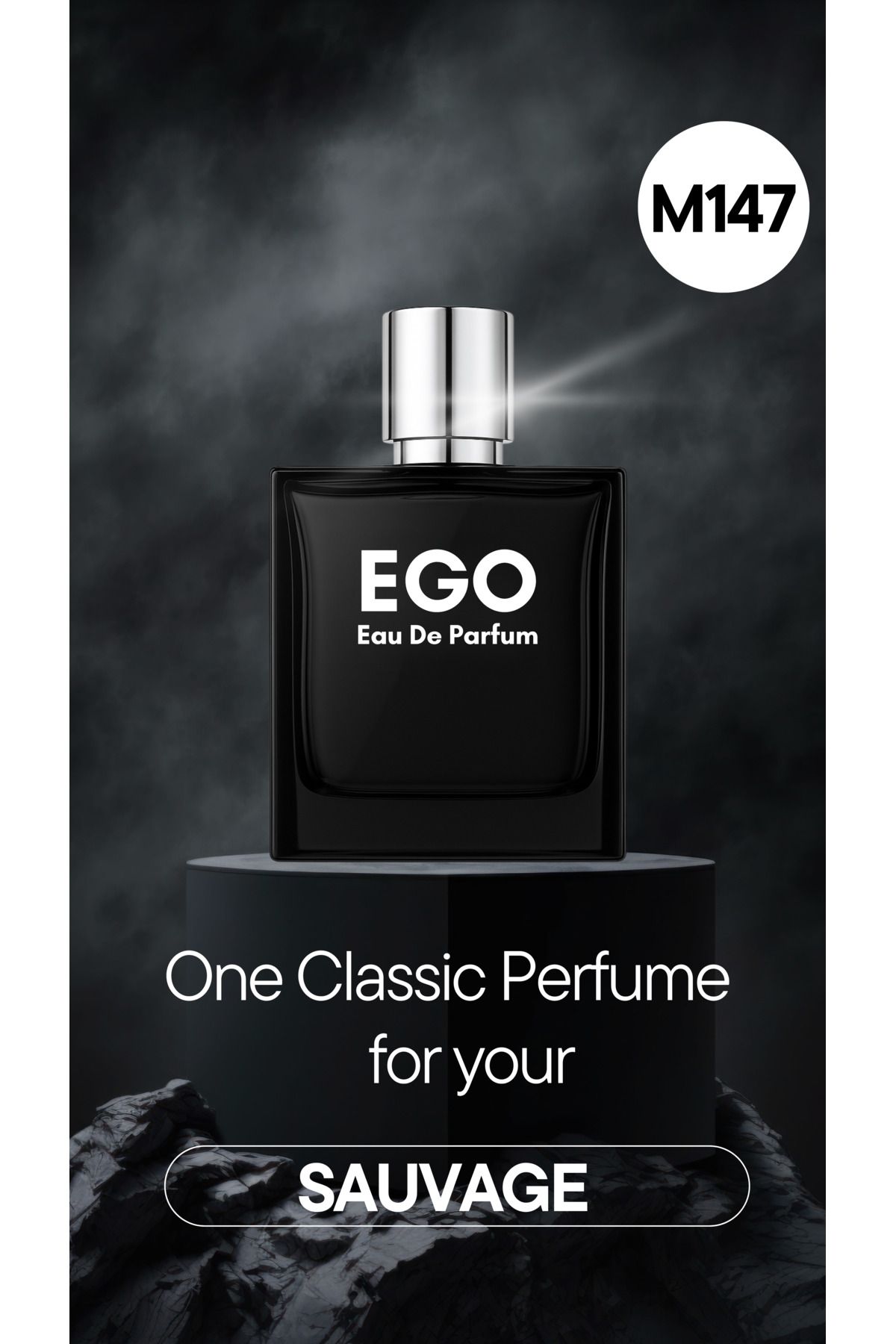 homeartplus M147 - Ego Edp 50 ml ( SAUVAGE ) baharatlı Erkek Parfüm