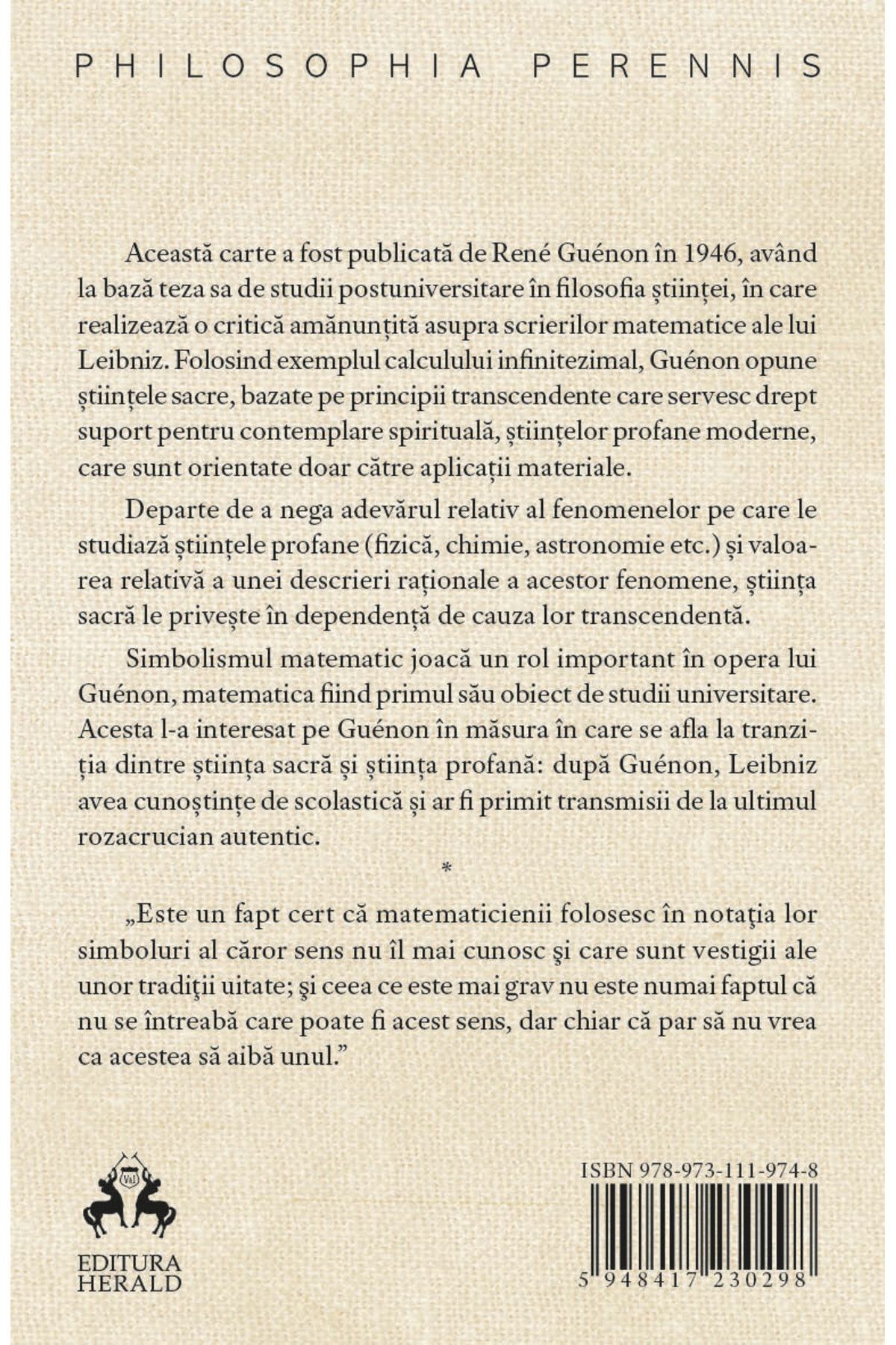 Editura Herald-Infinite and indefinite - The notion of limit and the principles of infinitesimal calculus 3