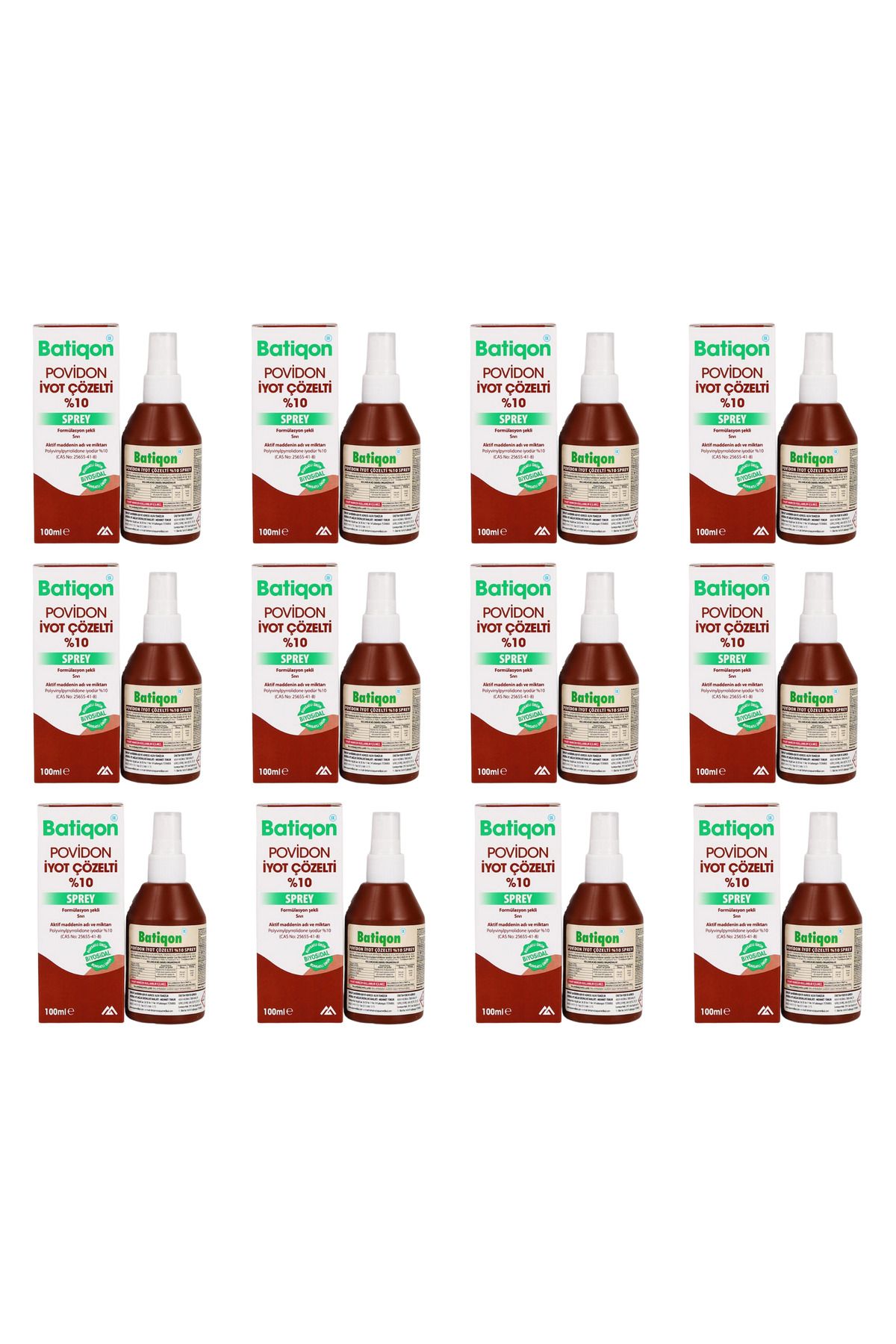 Aqua - BATİKON 100 ML SPREY - 12 ADET