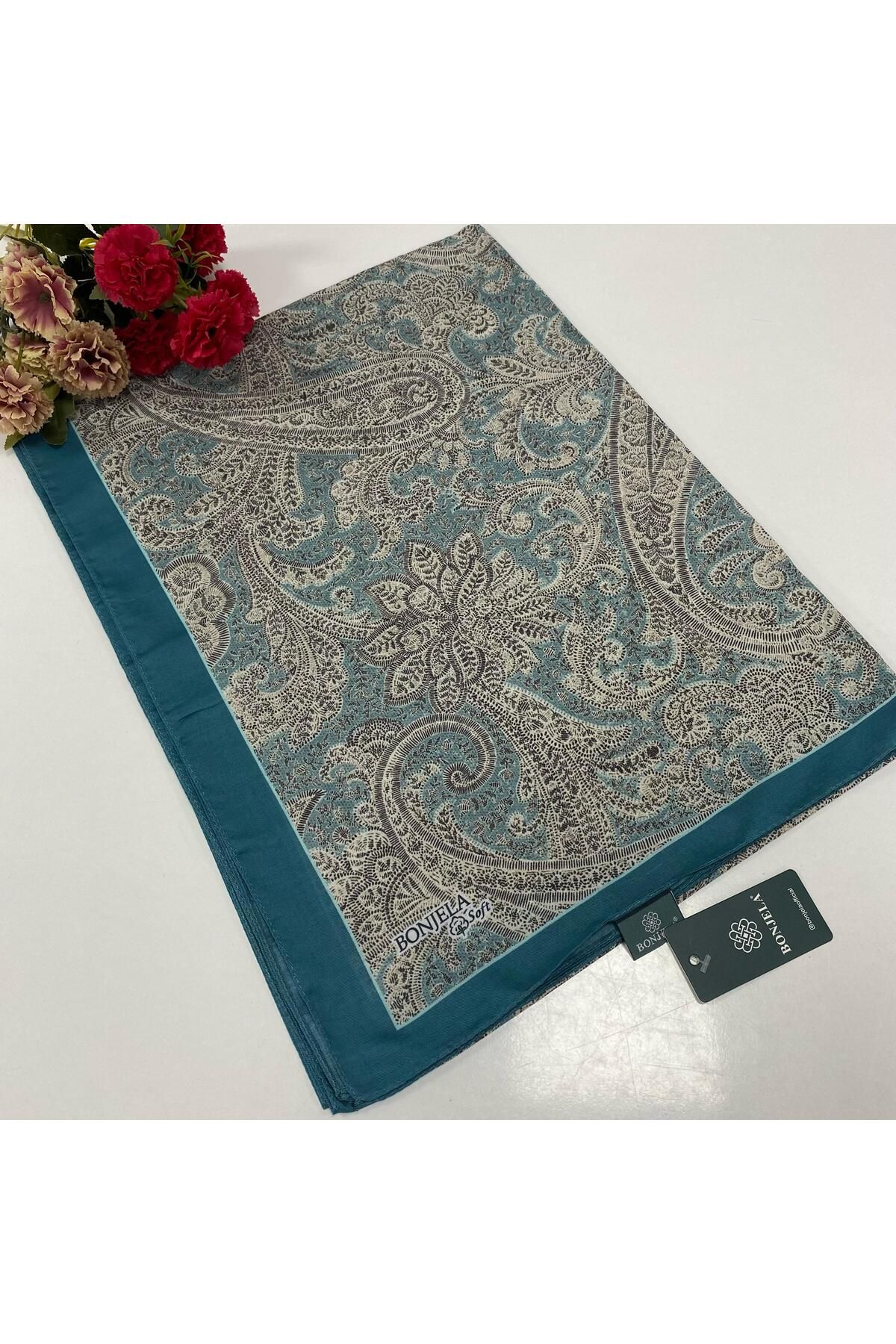 Bonjela Soft Pamuklu Şal Etro Desen LBS2014