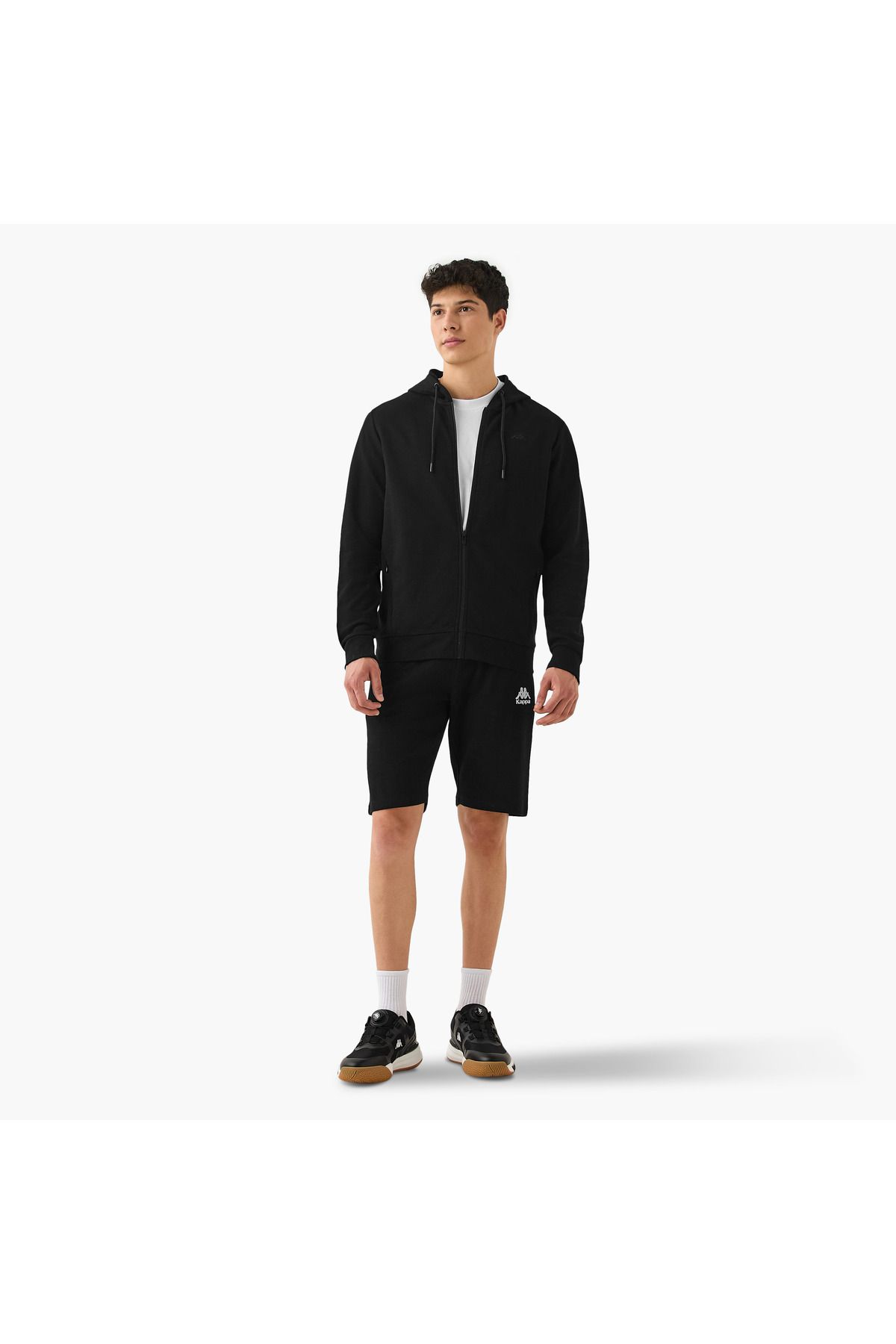 Kappa-Regular Fit Zip Through Hoodie with Pockets 2
