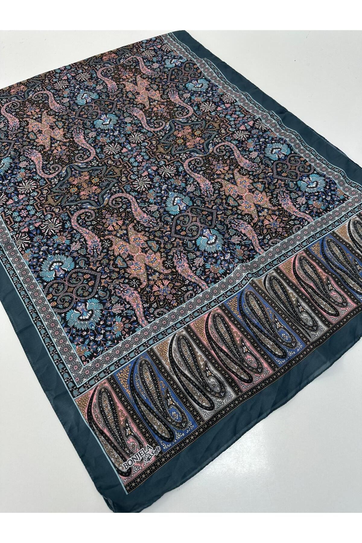 Bonjela Soft Pamuklu Şal Etro Desen LBS1817