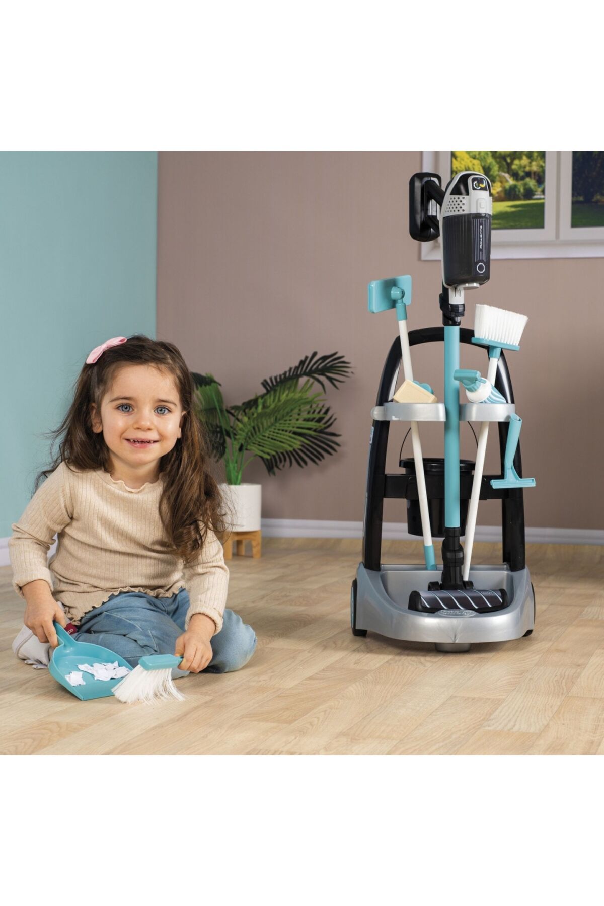 Smoby-Rowenta Cleaning Kit Trolley and Vacuum Cleaner 8