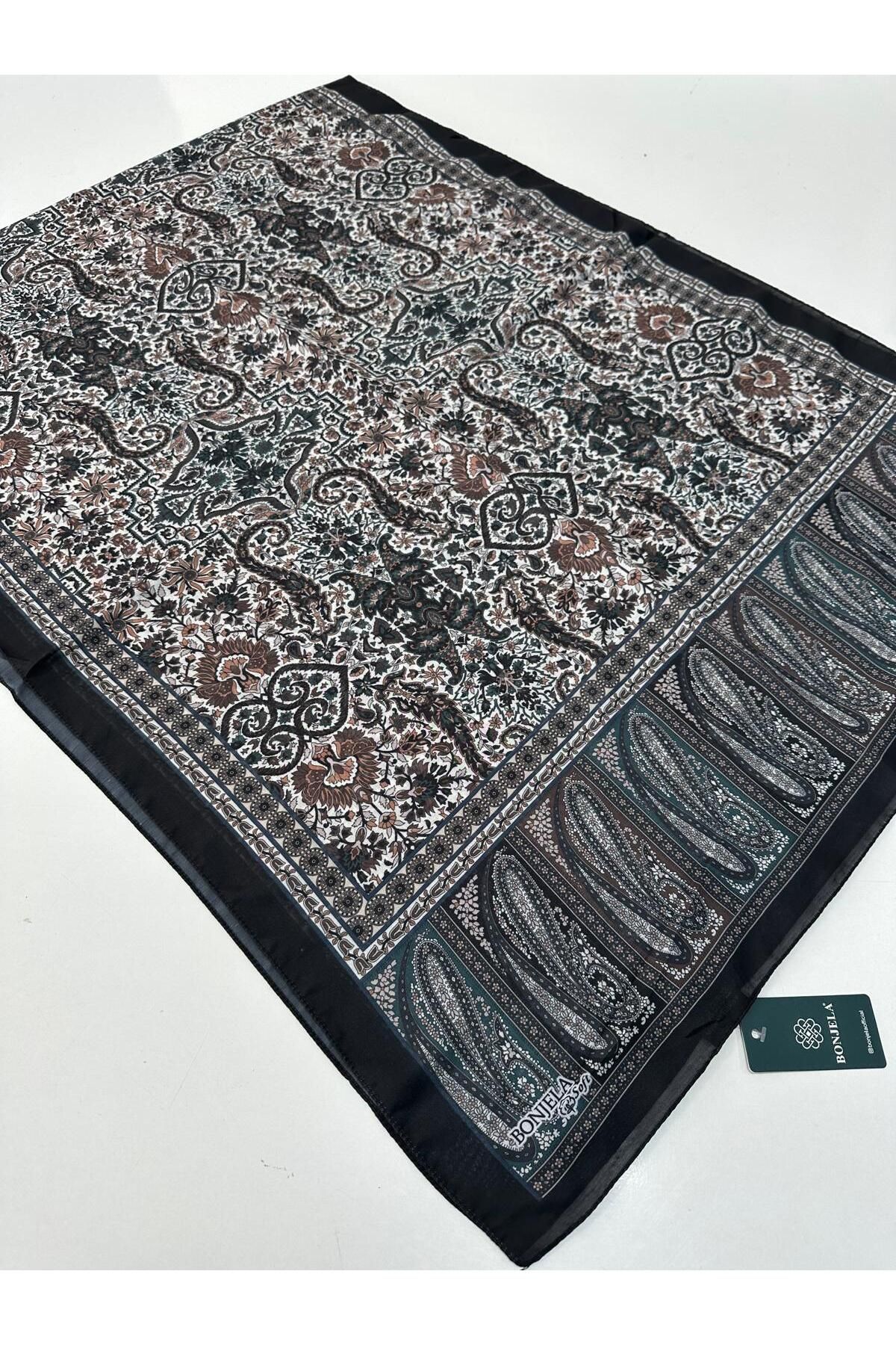 Bonjela Soft Pamuklu Şal Etro Desen LBS1801