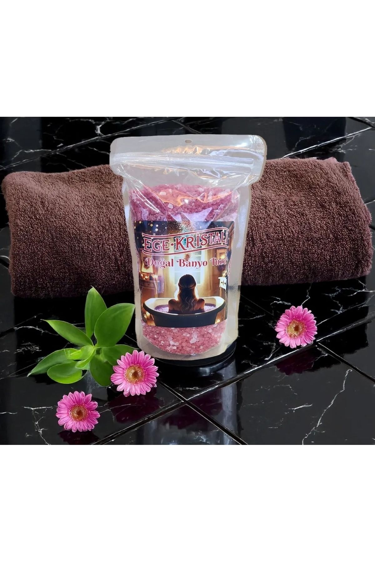 EGE KRİSTALİ EGE KRİSTALİ GÜL AROMALI BANYO TUZU 1.250 GR