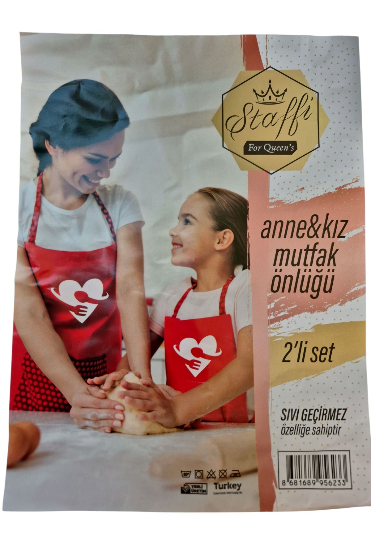 Önlük ANNE KIZ MUTFAK ÖNLÜĞÜ 2 Lİ SET