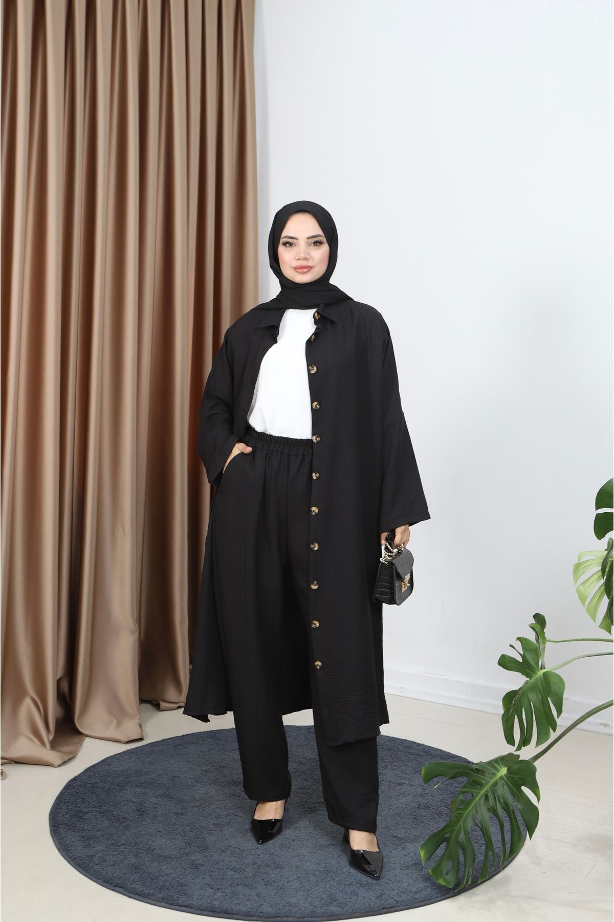 NİSUM MODA MANOLYA KETEN TAKIM