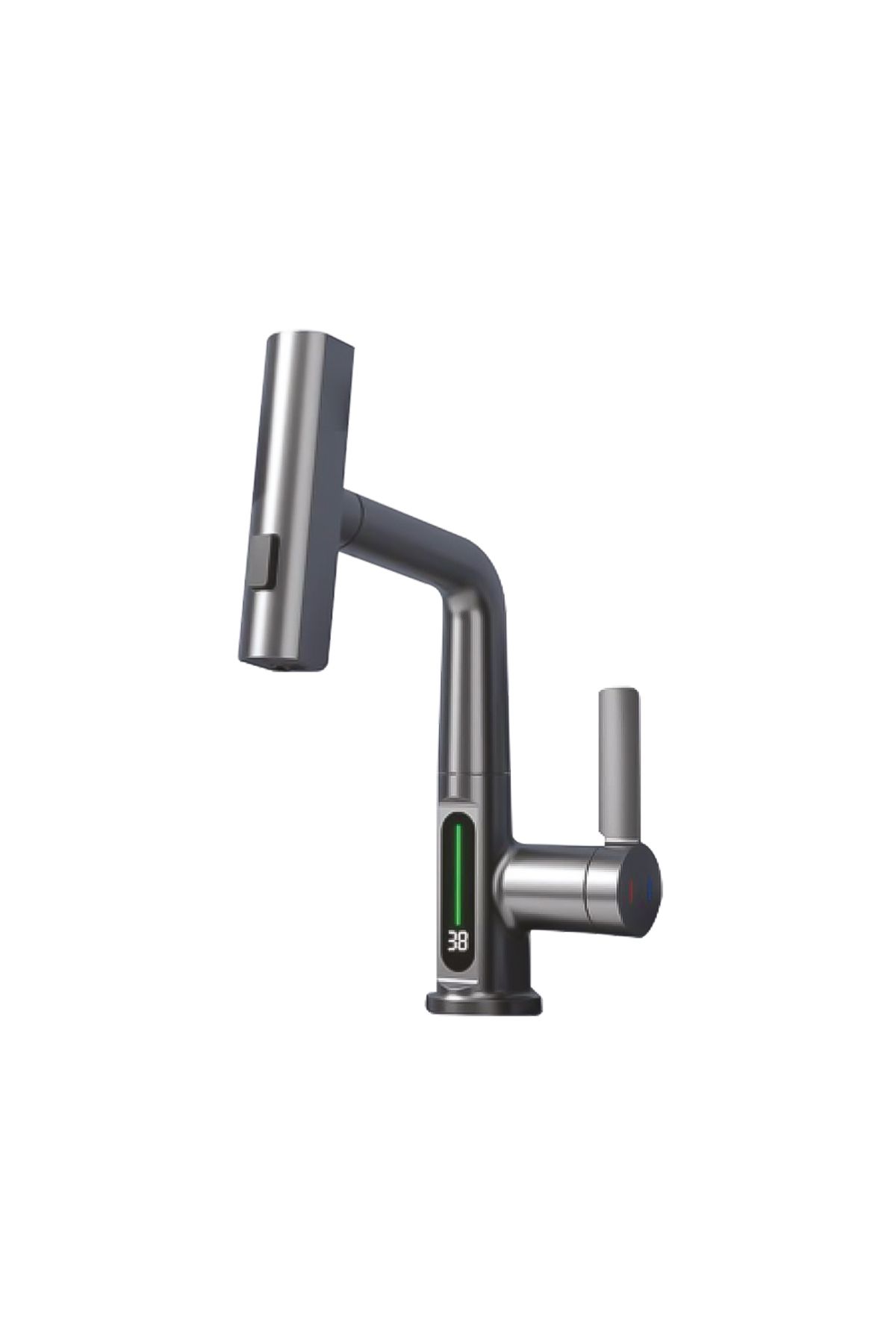 ACAR TİTAN SPİRALLİ KUĞU LAVABO BATARYASI