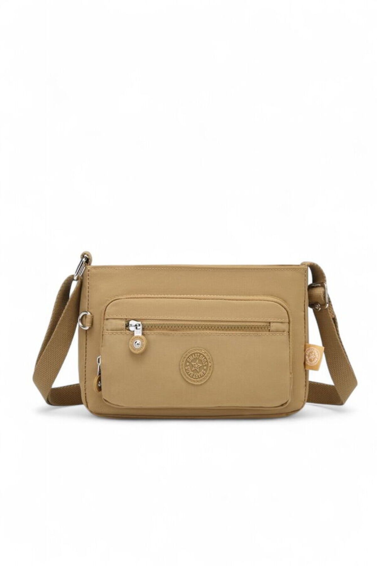 SMART BAGS Krinkıl Camel Kadın Çapraz Askılı Çanta SMB 3270