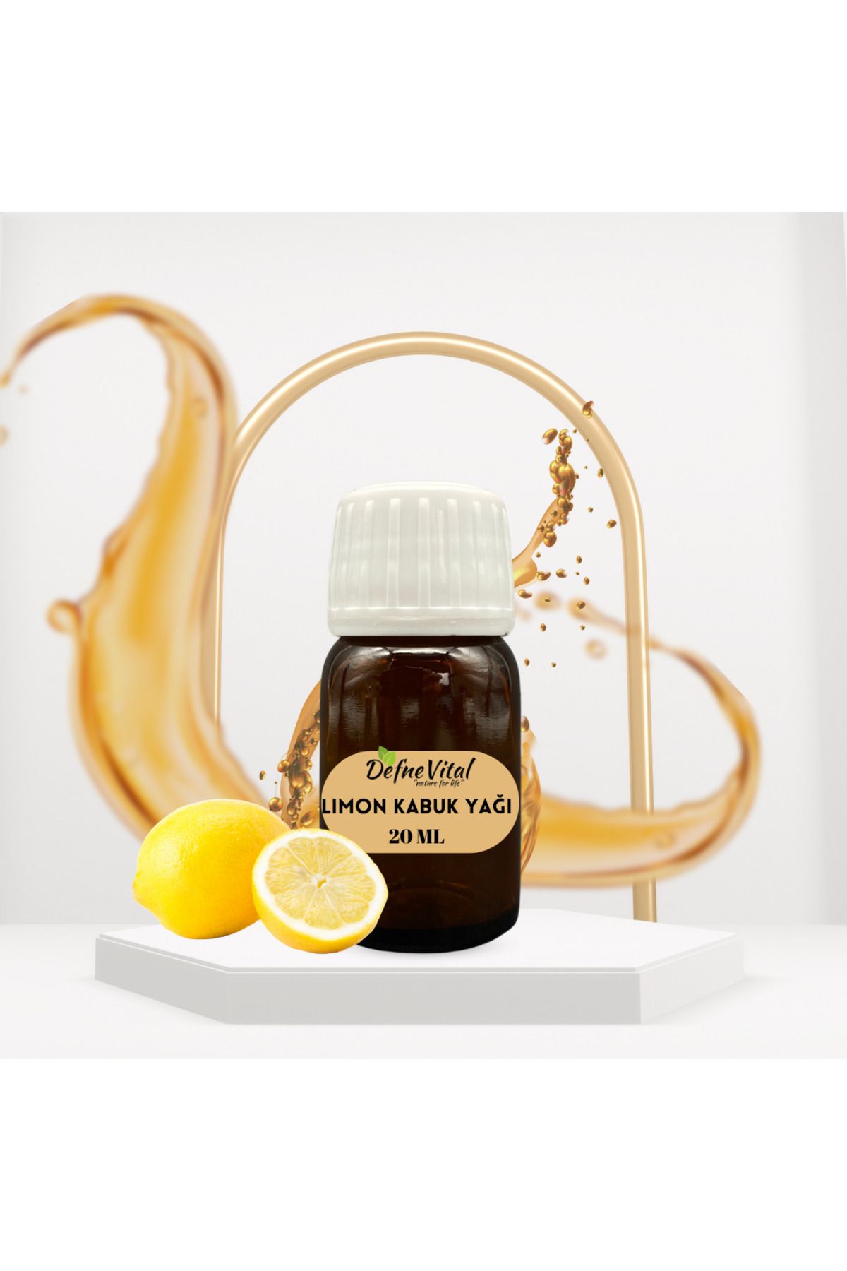 DEFNE VİTAL LİMON KABUK YAĞI 20 ML