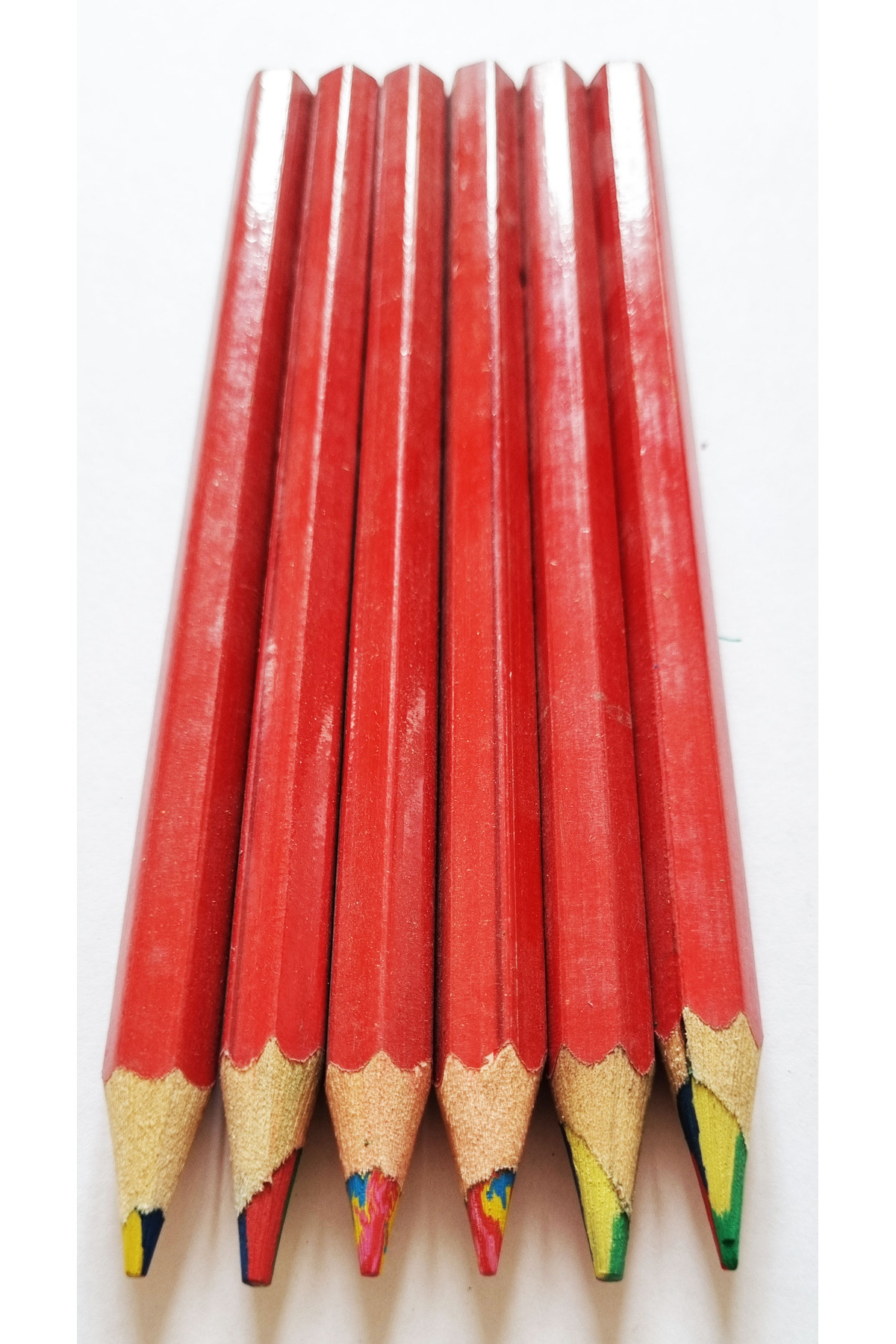 Modellino-2-Piece Jumbo Rainbow Red Body Rbc Rainbow Pencil 2