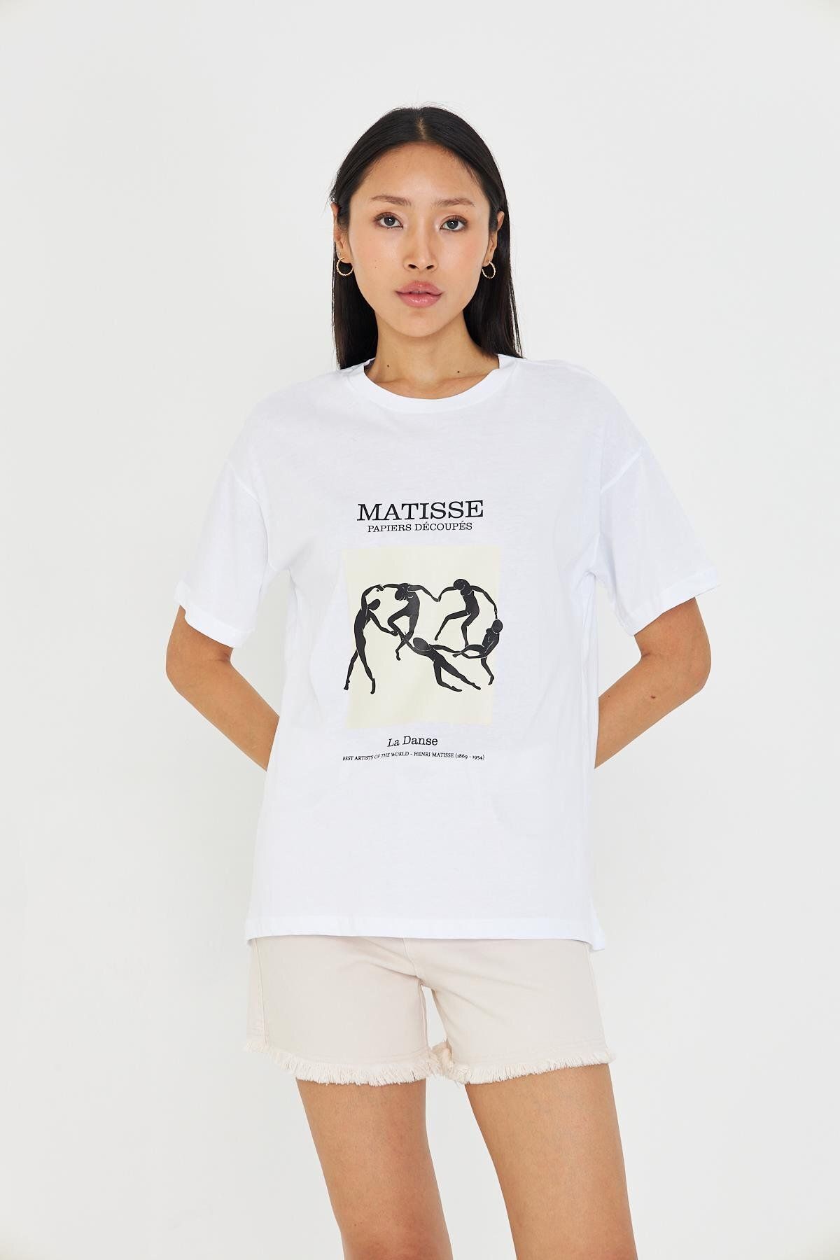 TIFFANY&TOMATO Matisse Baskılı Süprem T-Shirt
