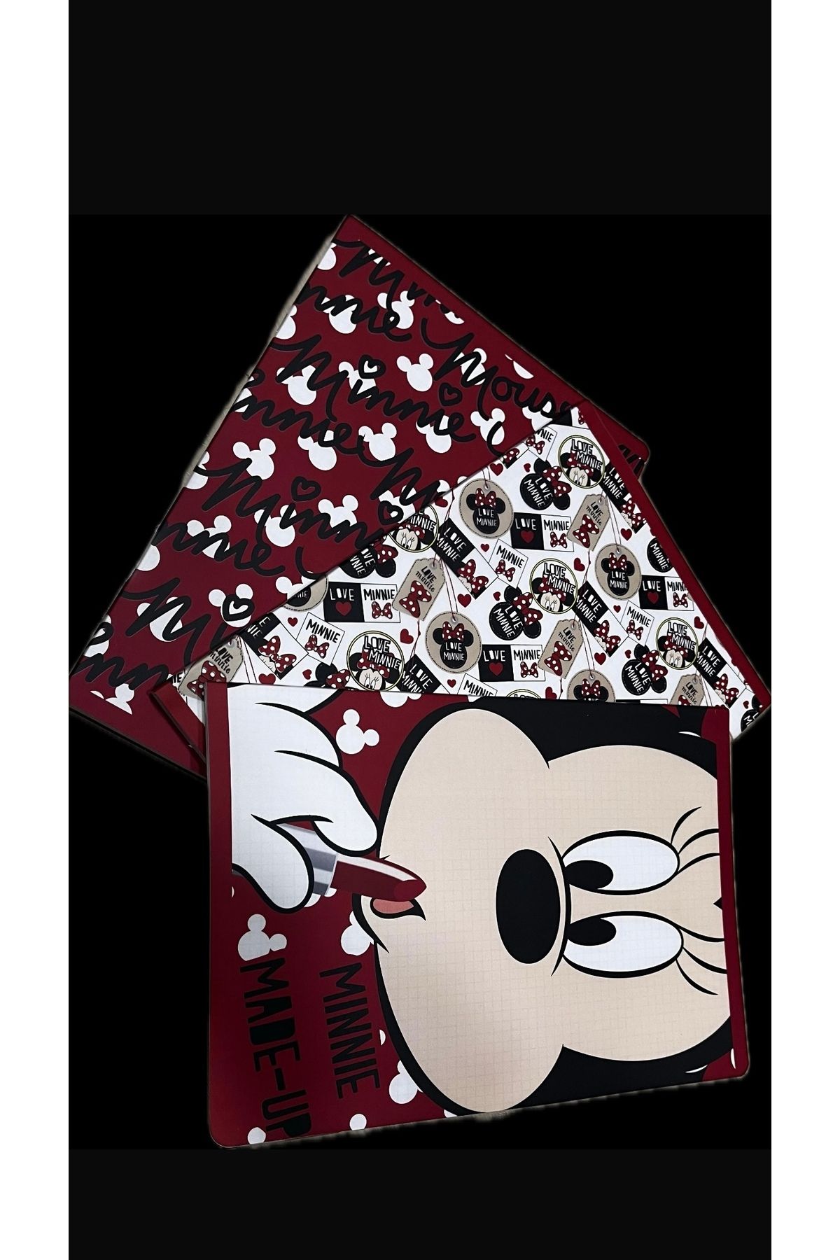 Mynote-Minnie Series 3 Notebook Set 60 Yp Checkered Pp Cover Gorgeous 3
