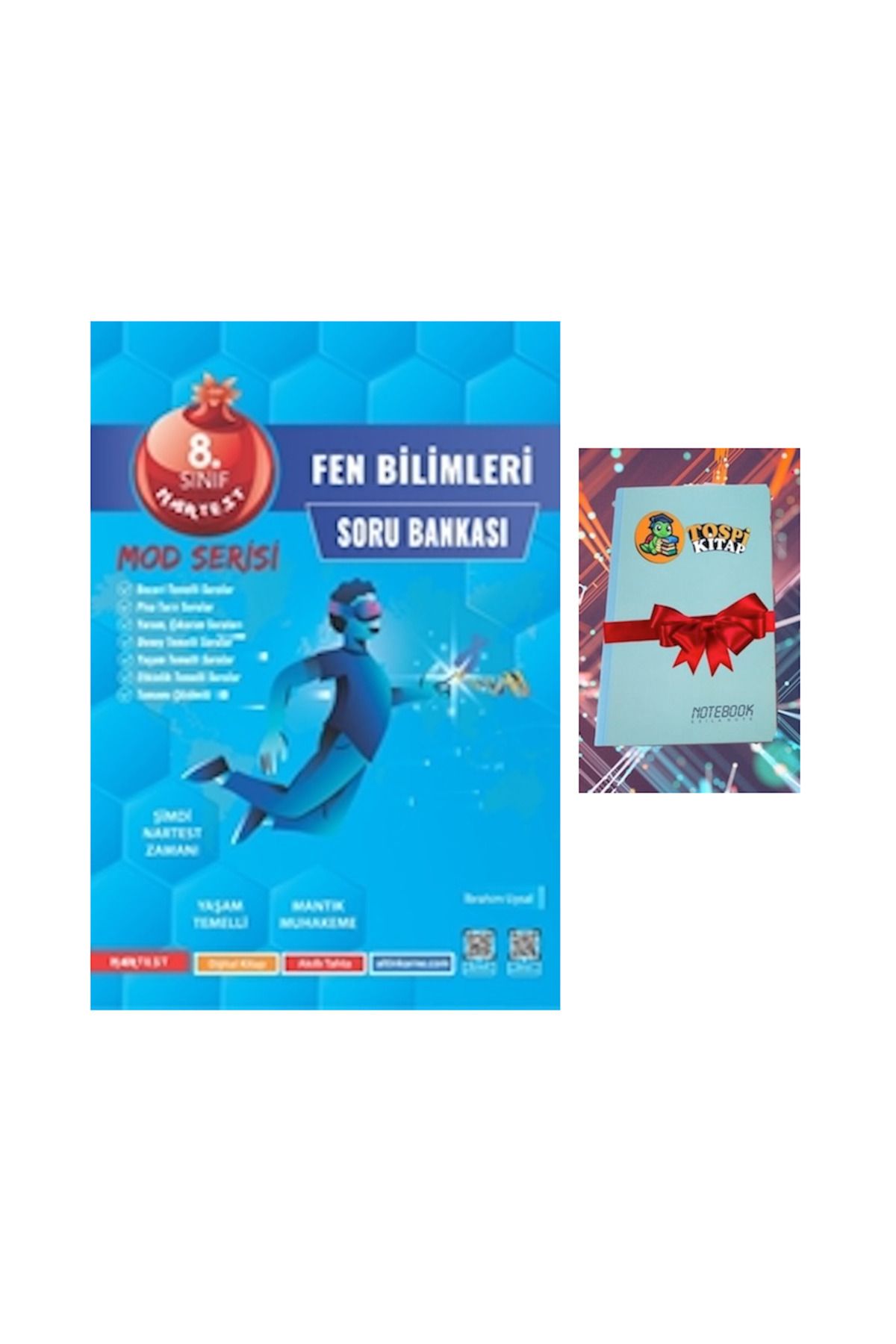 Nartest Yayınları 8. Sınıf Mod FEN BİLİMLERİ Soru Bankası ( NOT DEFTERİ HEDİYE)