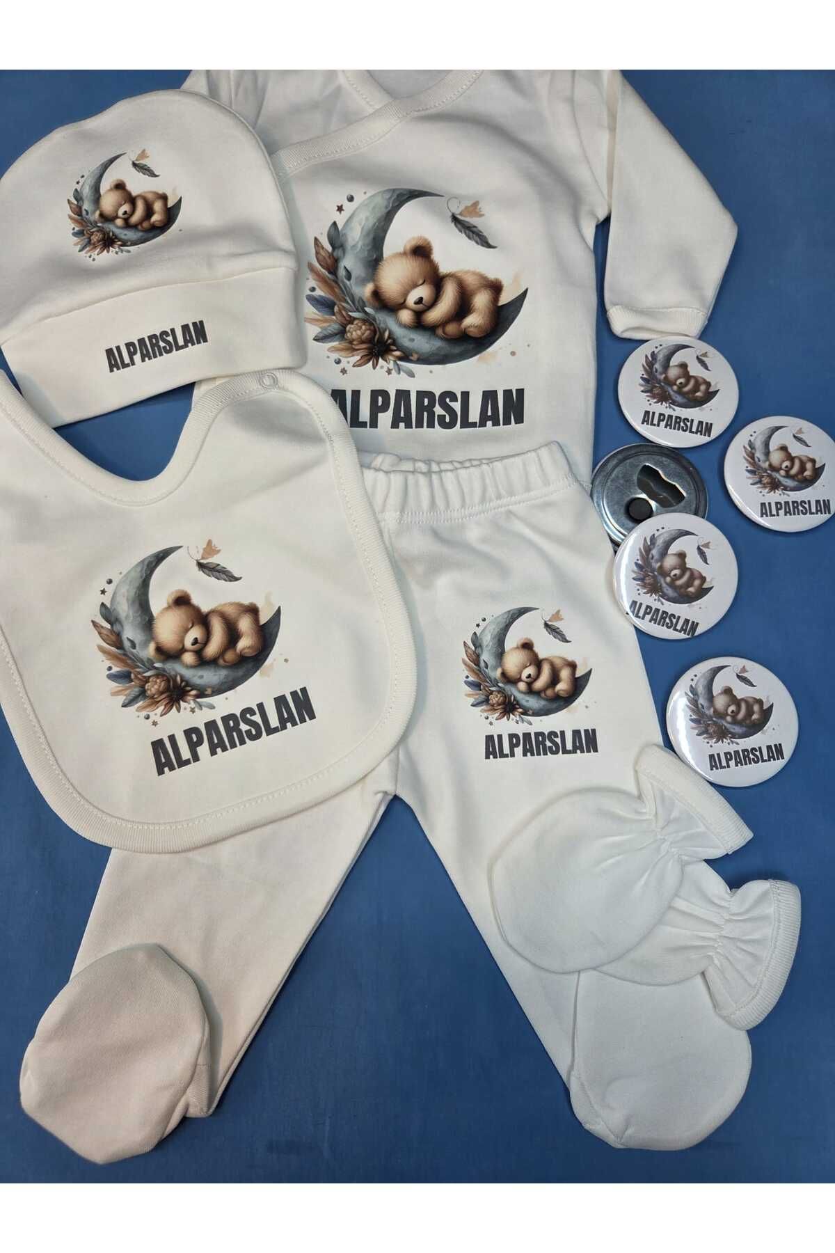 lupi İSİMLİ 5 PARÇA HASTANE ÇIKIŞI İSİMLİ ZIBIN MAGNET