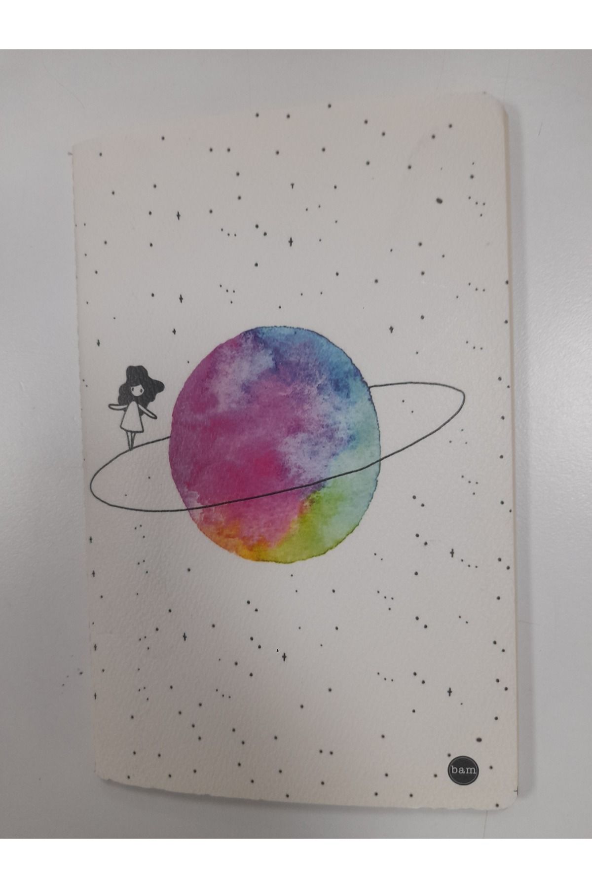 Bam A5 çizgili tasarım defter