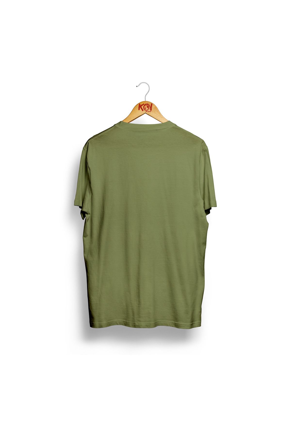 Butik Thc / Erkek Haki Yeşil Renk T-Shirt / %100 Pamuk Premium Quality / Regular Fit