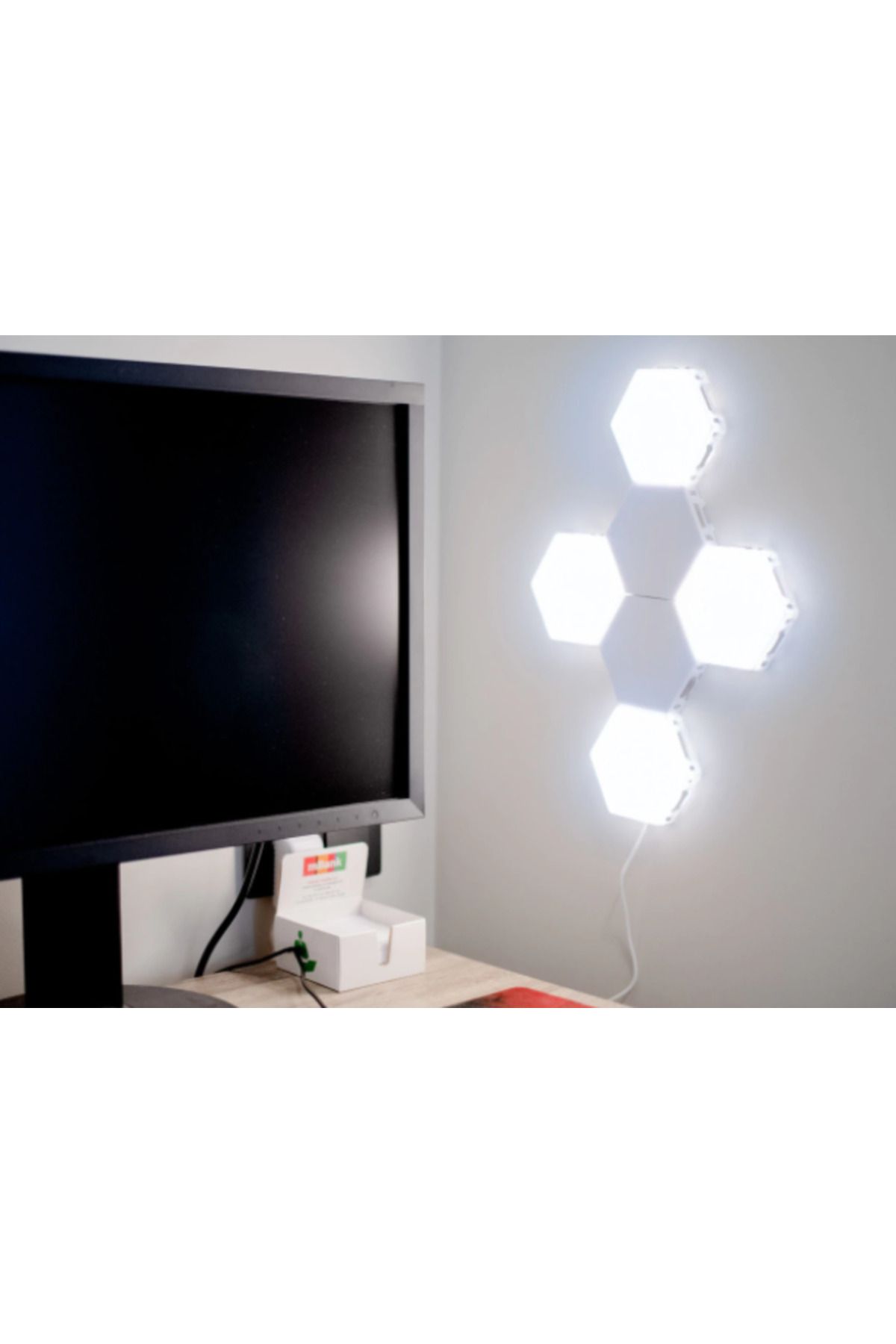 REVOSE-Hexagon Modular Lamp with Touch-On LED, 6 Touch Panels 7