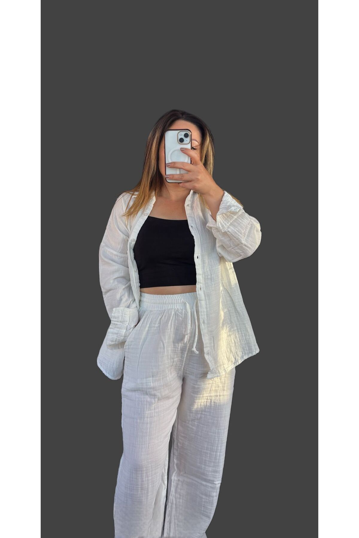 Shopriva Organik Pamuk Müslin Takım
