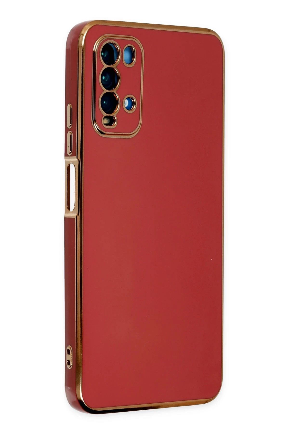NewFace Xiaomi Redmi 9T Kılıf Volet Silikon - Kırmızı YNSMR