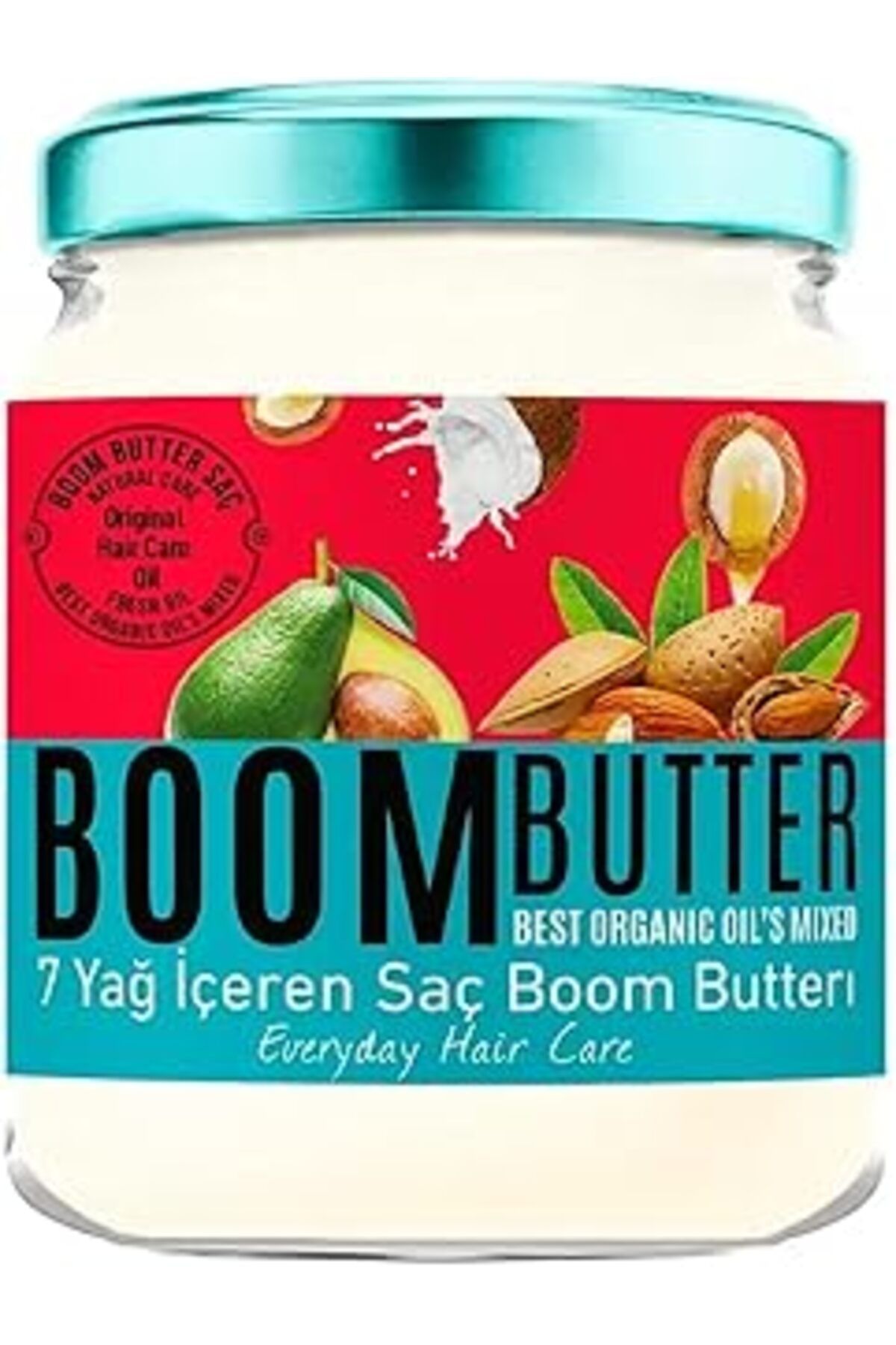 DENİZBİLİŞİM Boom Butter Saç Bakım Yağı, Yoğun Besleyici & Onarıcı, Kırılma Karşıtı & Saç Güçlendirici, Nemlendi