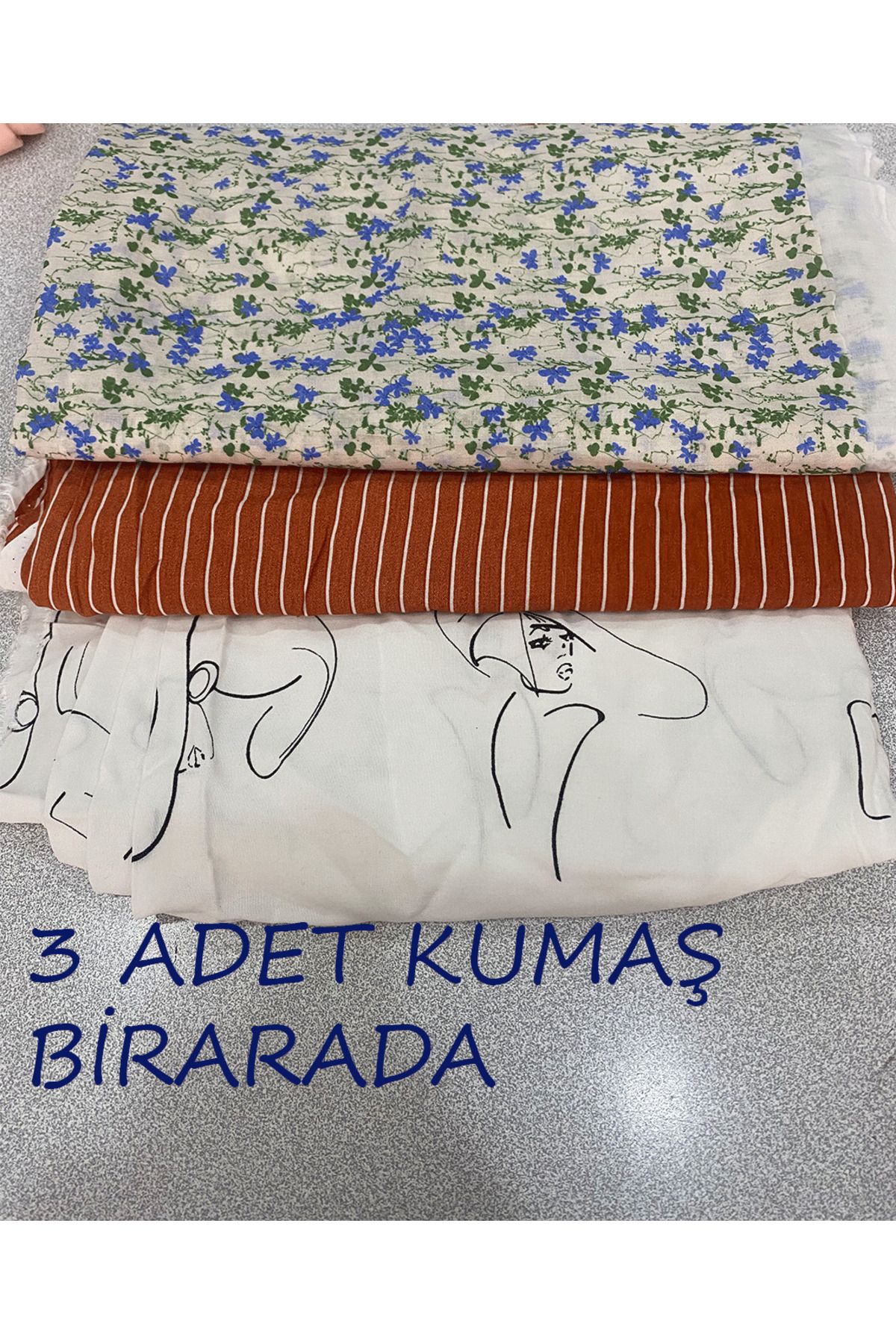 turkanlarhome VİSKON PARÇA KUMAŞLAR 1 METRE (3 RENK BİRARADA SATIŞTA)