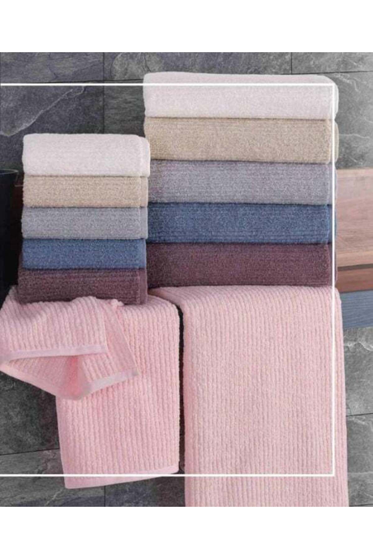 Zayla NH Alfa 6'lı havlu 50x90cm