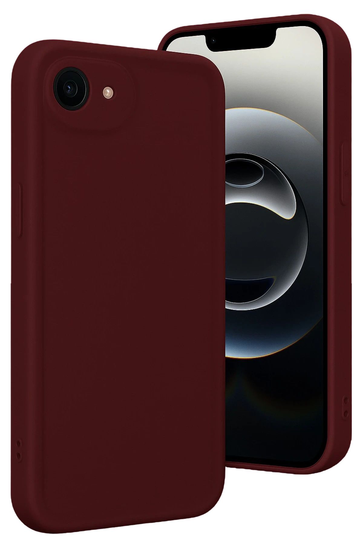NewFace iPhone 16E Kılıf Viera Silikon - Bordo YNSMR