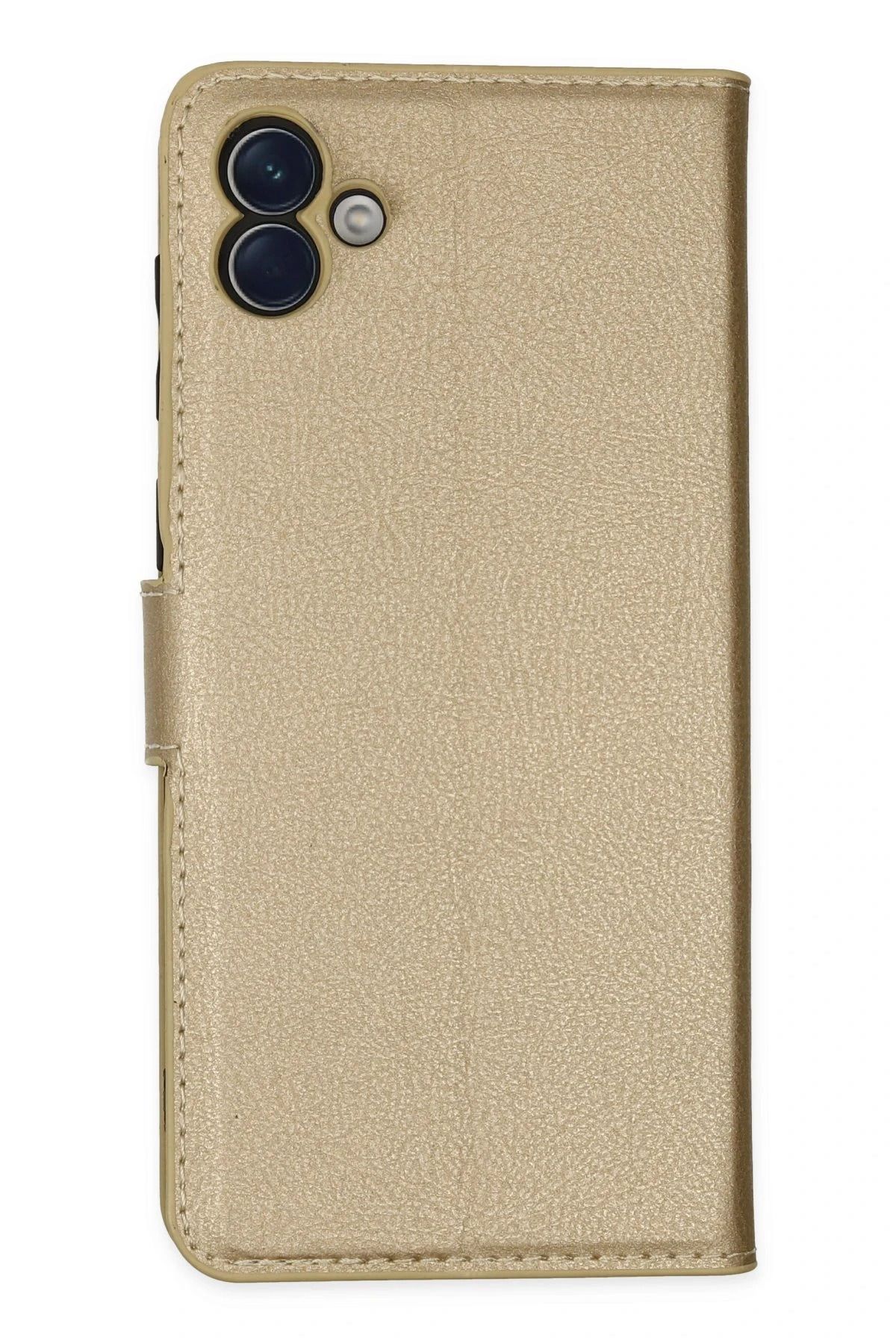 NewFace Samsung Galaxy A04 Kılıf Trend S Plus Kapaklı Kılıf - Gold YNSMR