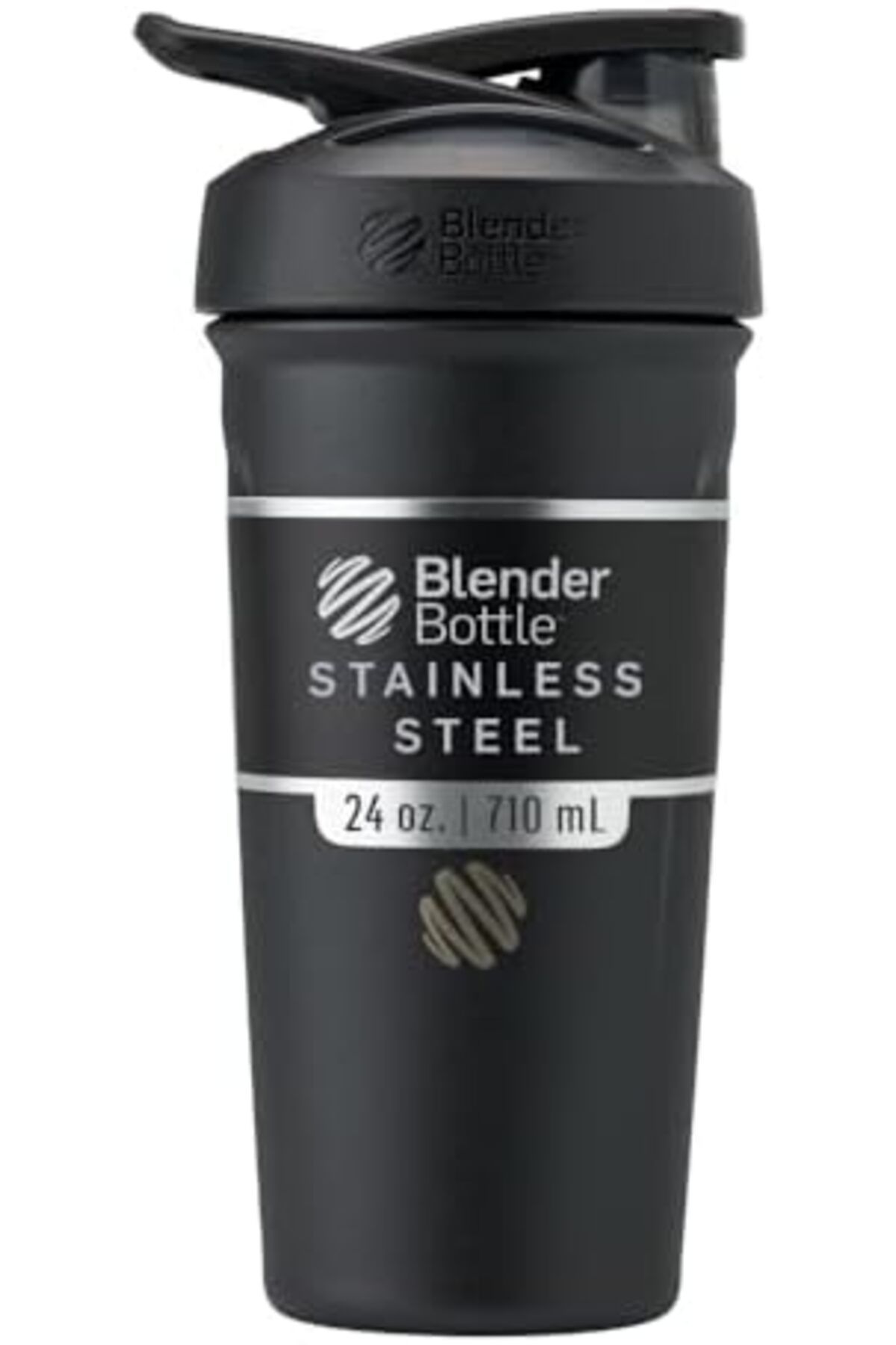 Blender Bottle-Strada Insulated Shaker with Locking Lid, 24-Ounce, Black 1