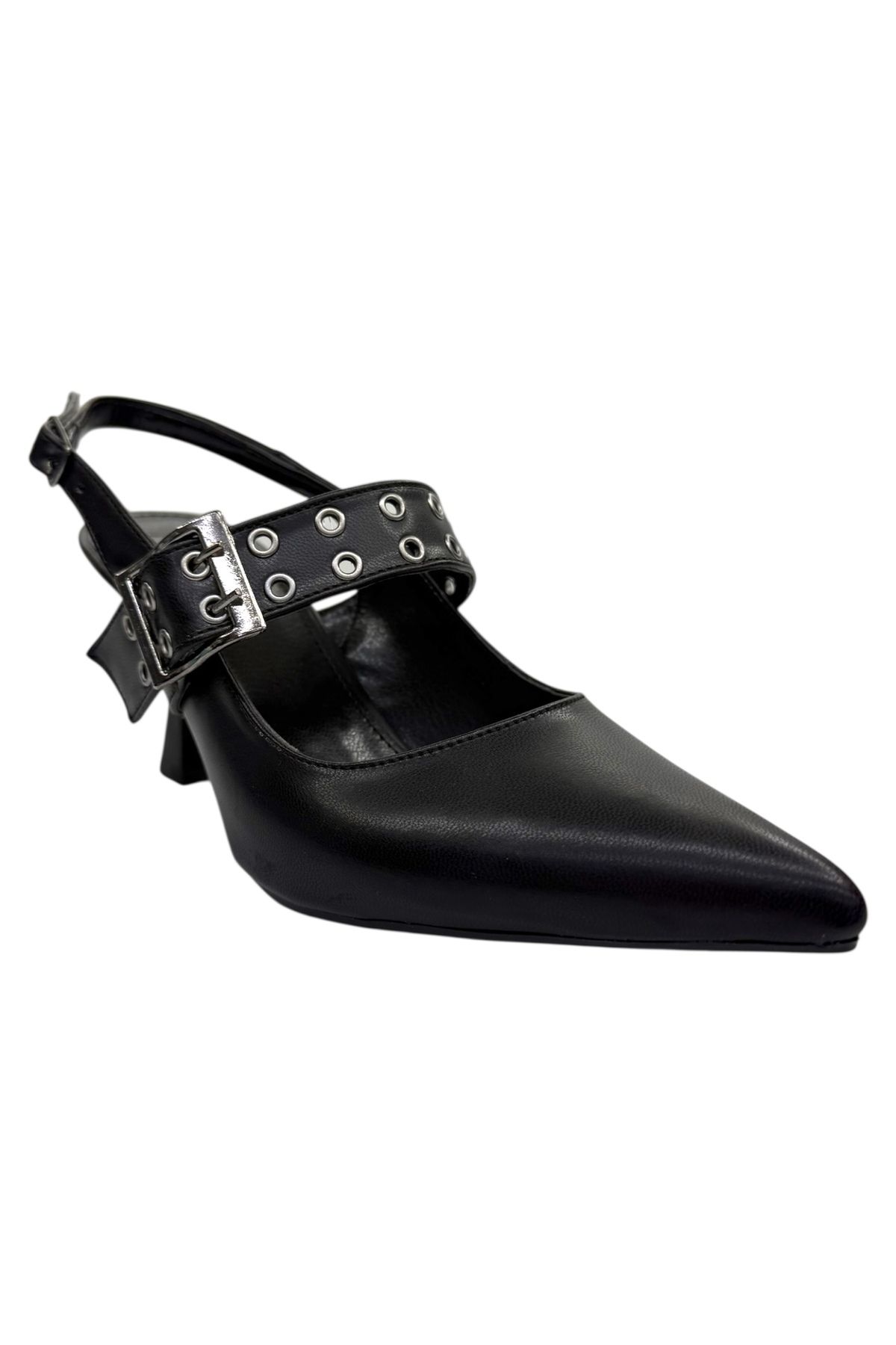 Shoes Kemerli Sivri Burun Topuklu Ayakkabı