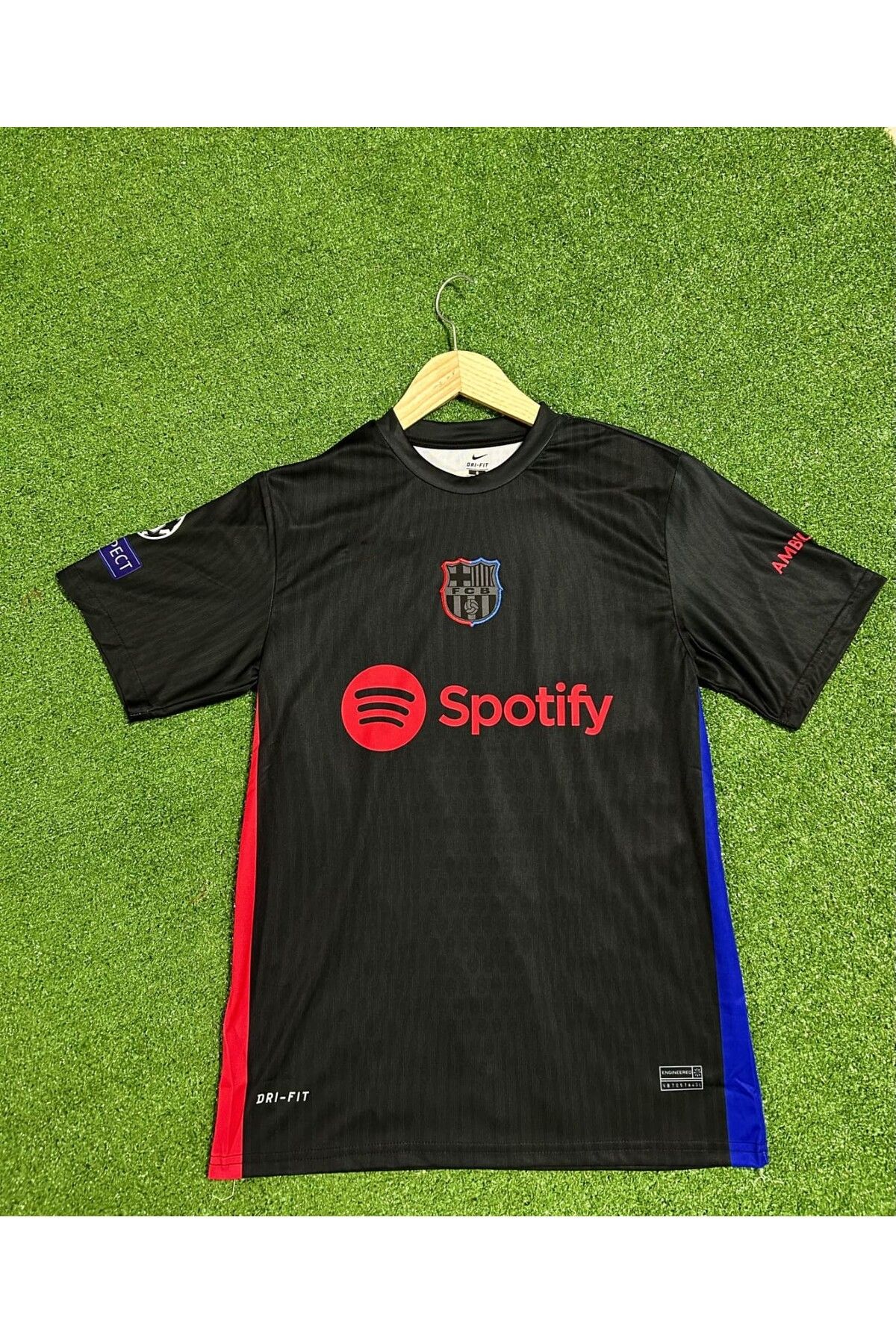 Ronson B.a.r.c.e.l.o.n.a Yeni Sezon Ronaldinho Forması (BLACK)