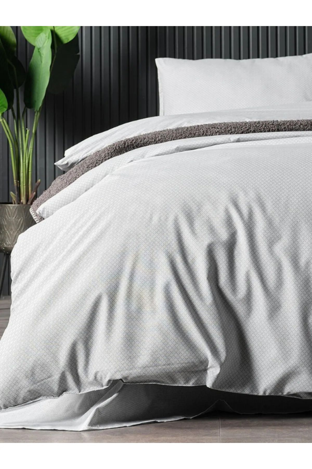 Kılıçlar Pure Touch Nevresim Takımı Tek Kişillik Koyu Gri