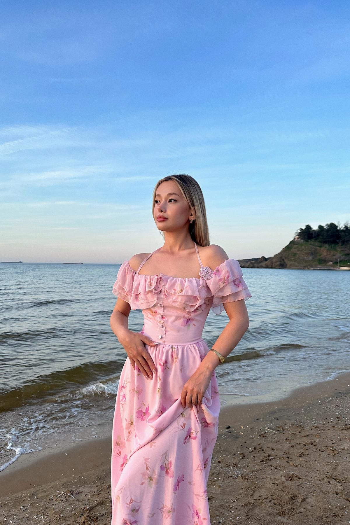 mylove Rose Elbise Pembe