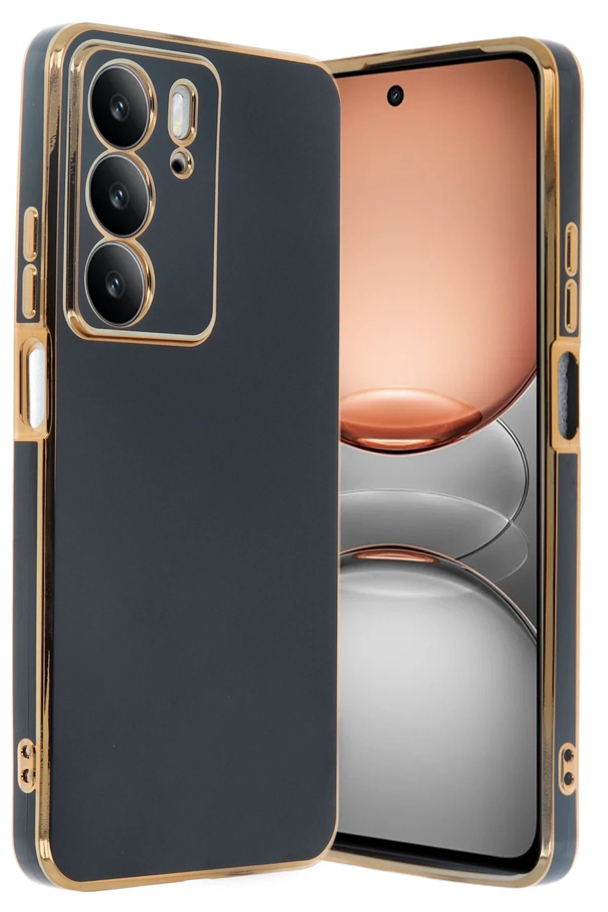 NewFace Realme C75 4G Kılıf Volet Silikon - Siyah YNSMR